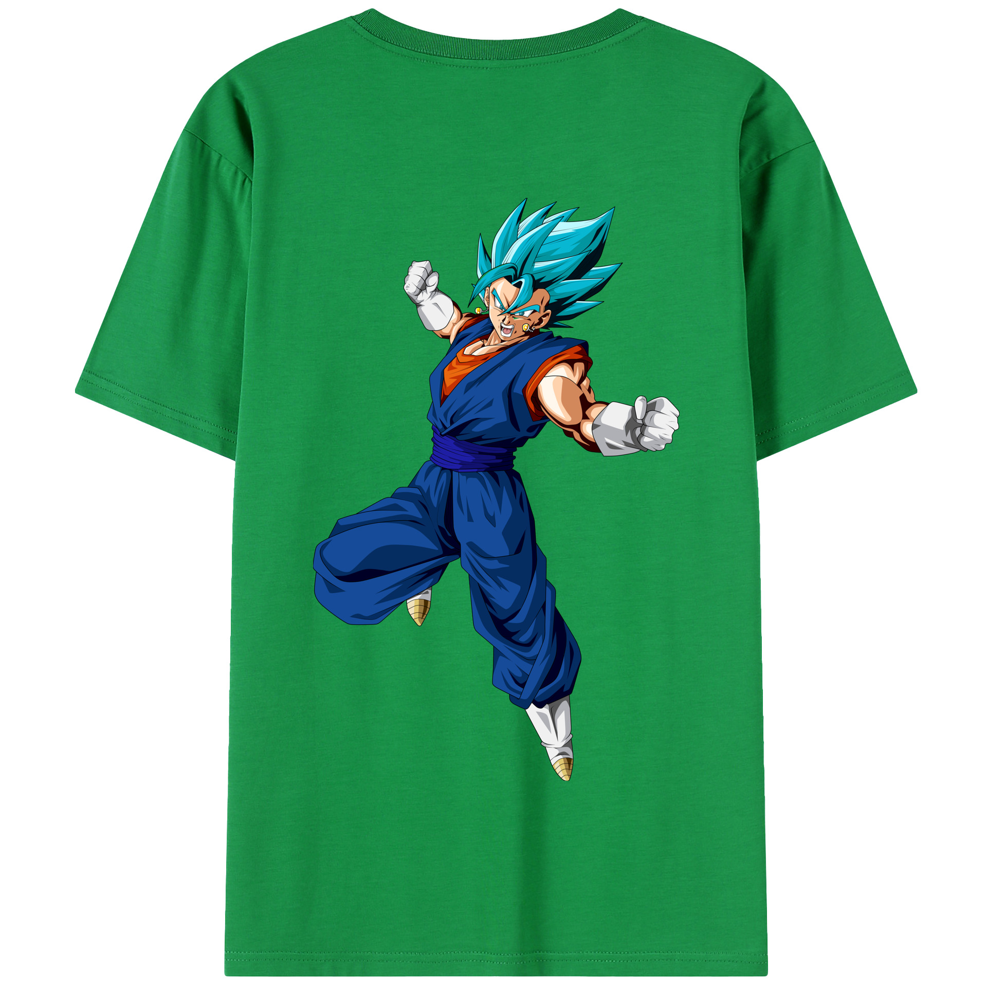 （画像用） ドラゴンボール ベジット DRAGON BALL Vegetto 綿100％半袖Tシャツ（背面プリント）