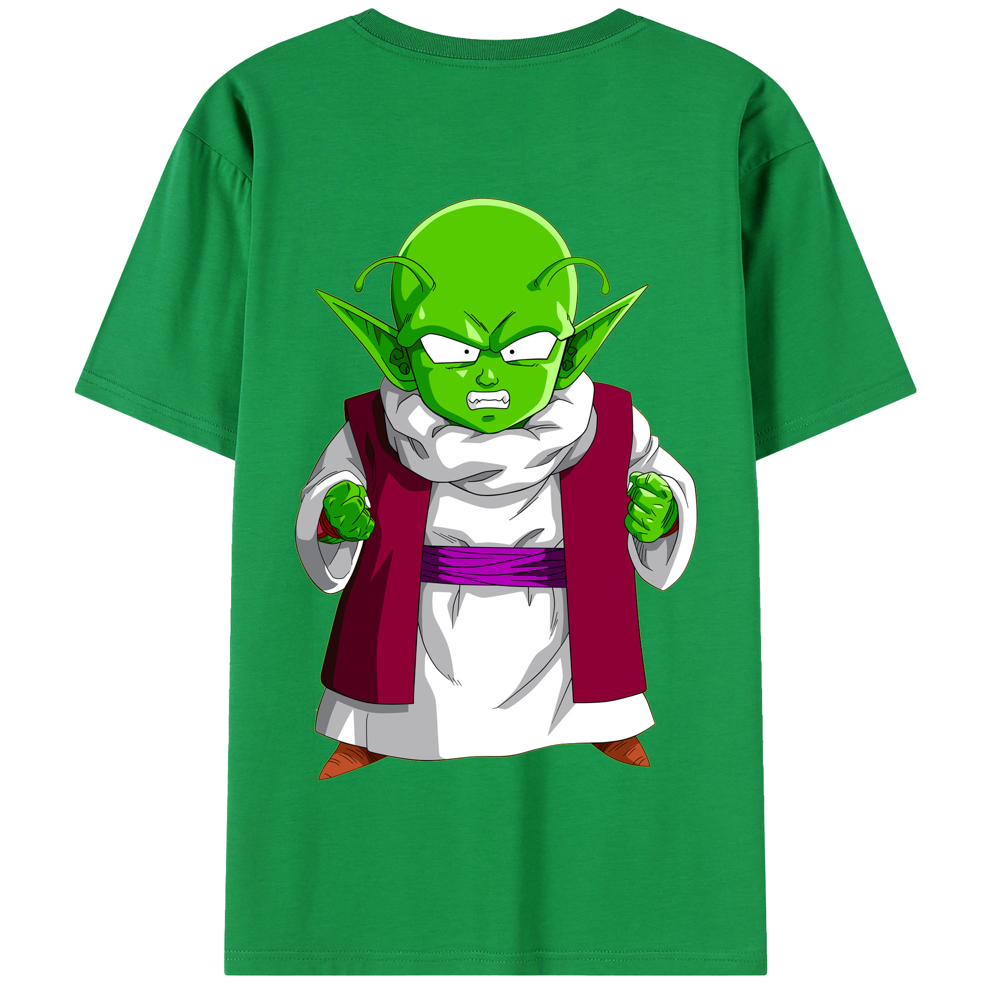 （画像用） ドラゴンボール ピッコロ DRAGON BALL Piccolo 綿100％半袖Tシャツ（背面プリント）