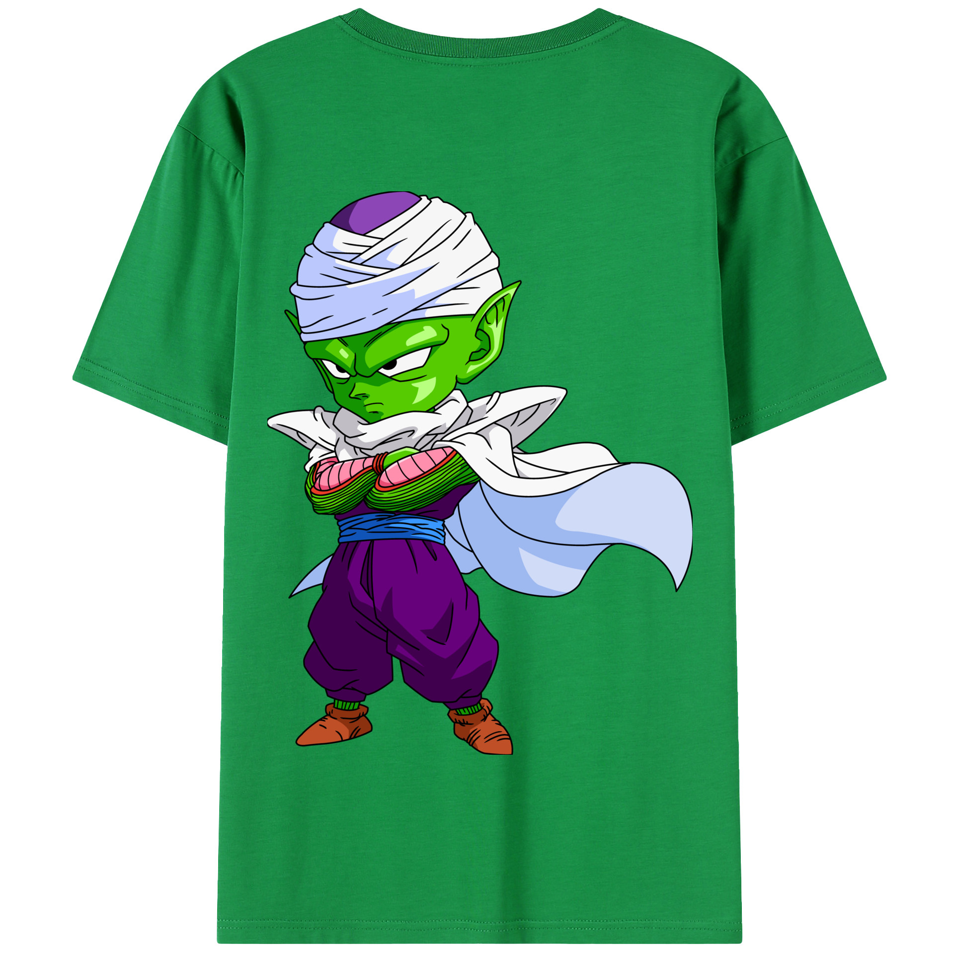 （画像用） ドラゴンボール ピッコロ DRAGON BALL Piccolo 綿100％半袖Tシャツ（背面プリント）