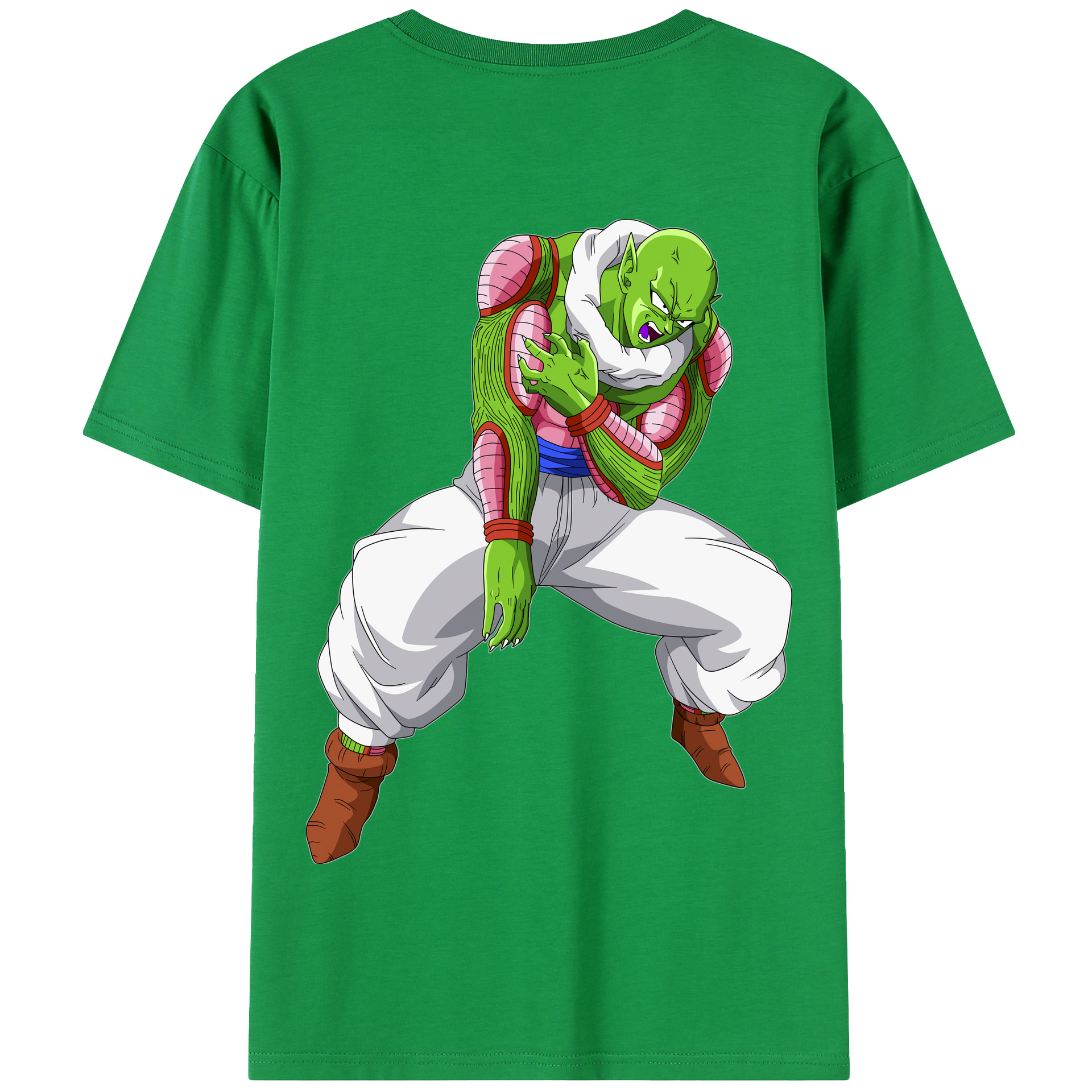 （画像用） ドラゴンボール ピッコロ DRAGON BALL Piccolo 綿100％半袖Tシャツ（背面プリント）