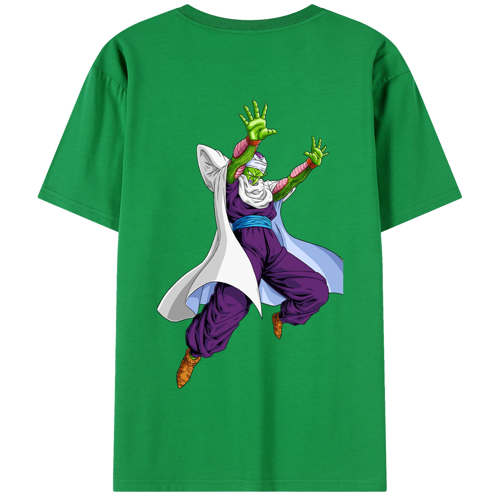 （画像用） ドラゴンボール ピッコロ DRAGON BALL Piccolo 綿100％半袖Tシャツ（背面プリント）