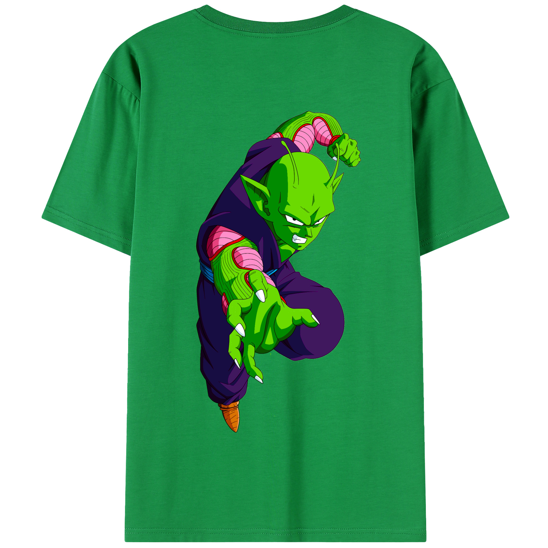 （画像用） ドラゴンボール ピッコロ DRAGON BALL Piccolo 綿100％半袖Tシャツ（背面プリント）