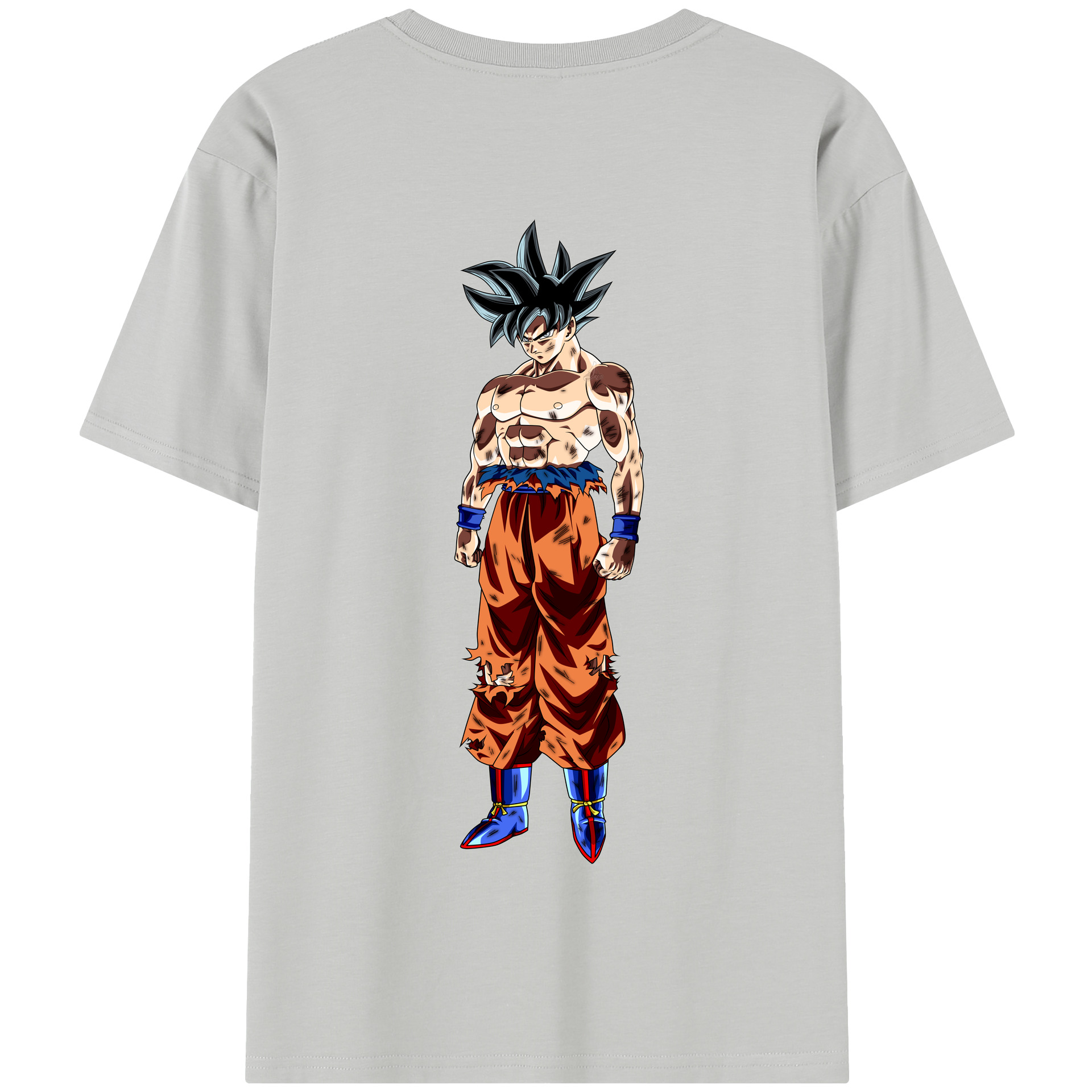 （画像用） ドラゴンボール 孫悟空（そん ごくう）Son Goku カカロット DRAGON BALL Kakarotto 綿100％半袖Tシャツ（背面プリント）