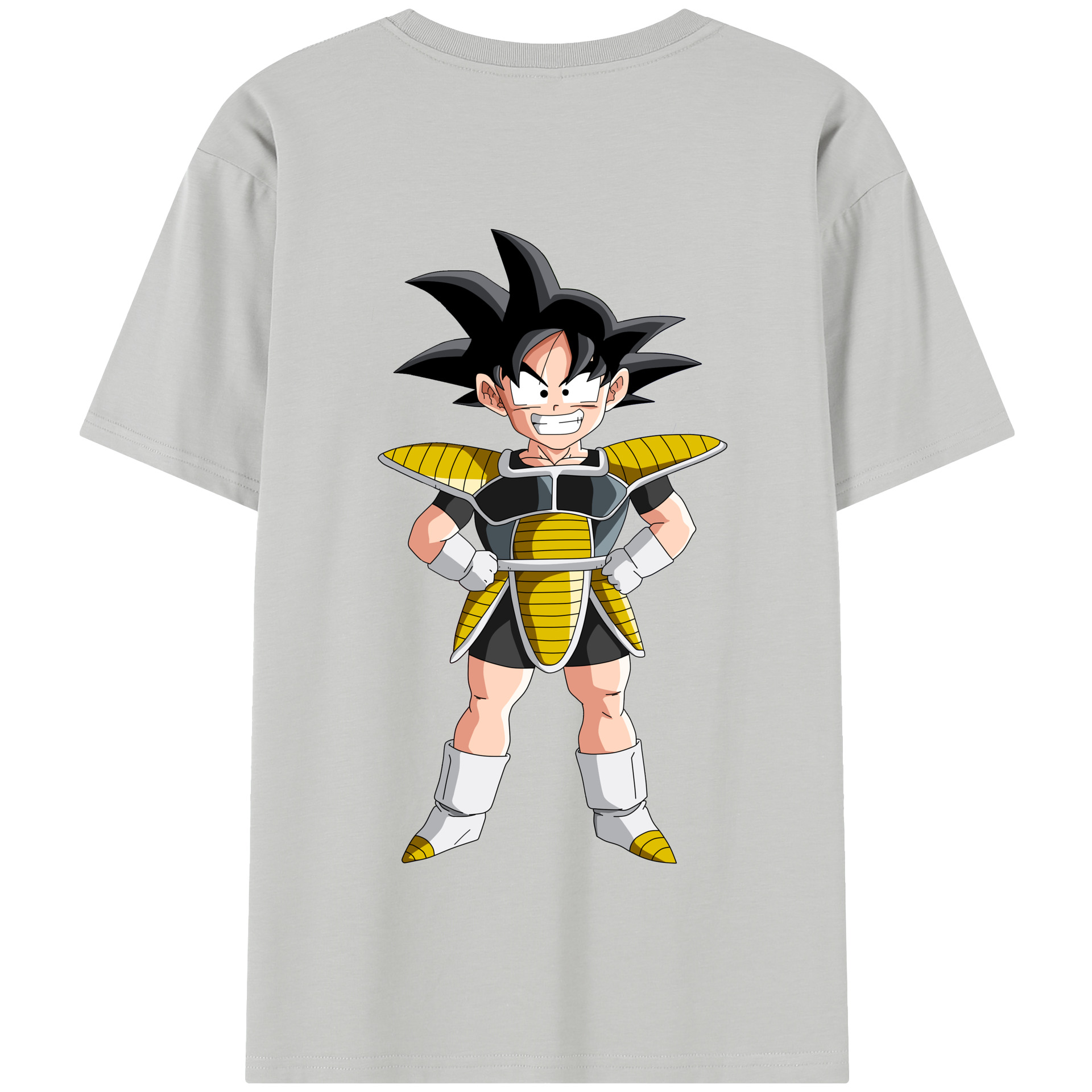 （画像用） ドラゴンボール 孫悟空（そん ごくう）Son Goku カカロット DRAGON BALL Kakarotto 綿100％半袖Tシャツ（背面プリント）