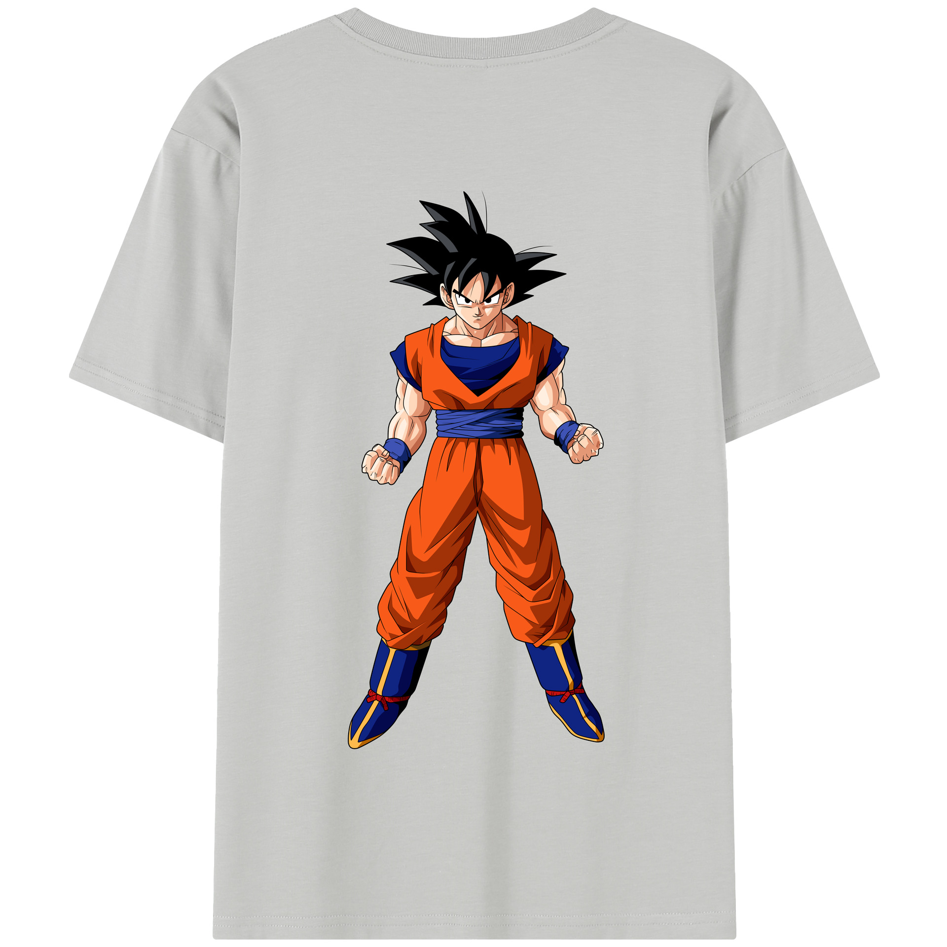 （画像用） ドラゴンボール 孫悟空（そん ごくう）Son Goku カカロット DRAGON BALL Kakarotto 綿100％半袖Tシャツ（背面プリント）