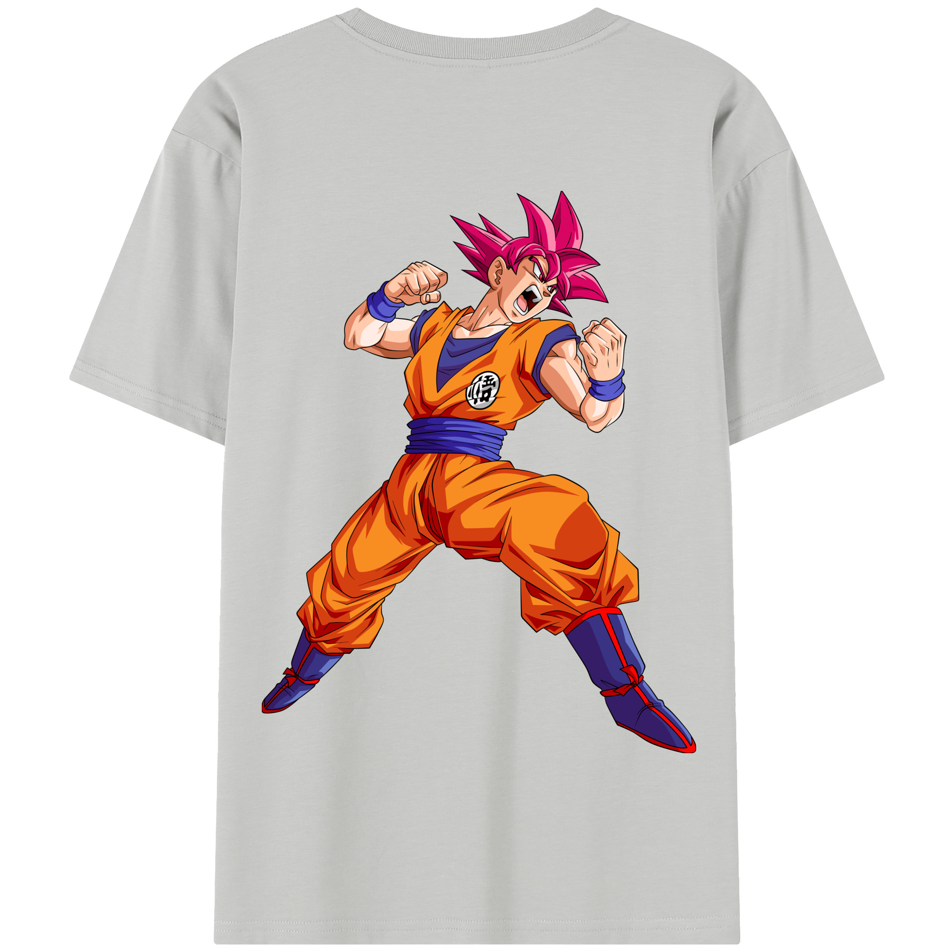 （画像用） ドラゴンボール 孫悟空（そん ごくう）Son Goku カカロット DRAGON BALL Kakarotto 綿100％半袖Tシャツ（背面プリント）