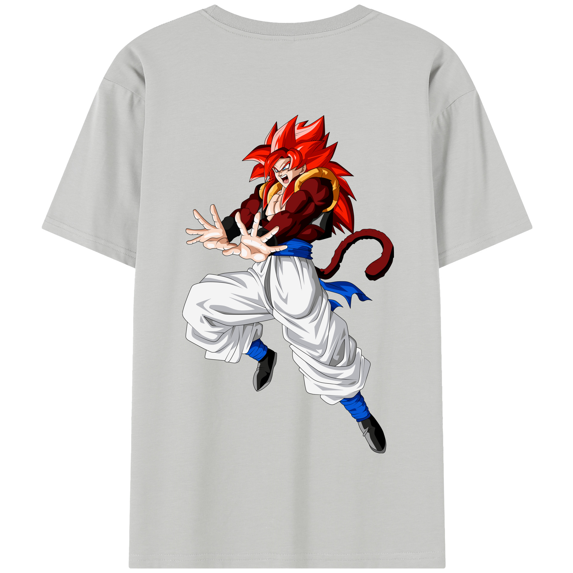 （画像用） ドラゴンボール 孫悟空（そん ごくう）Son Goku カカロット DRAGON BALL Kakarotto 綿100％半袖Tシャツ（背面プリント）