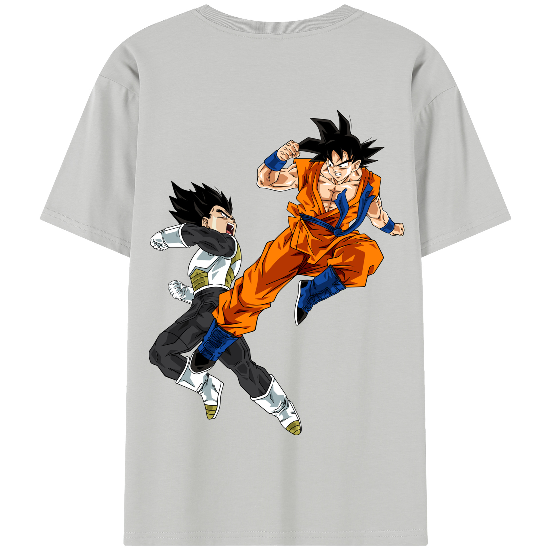 （画像用） ドラゴンボール 孫悟空（そん ごくう）Son Goku カカロット DRAGON BALL Kakarotto 綿100％半袖Tシャツ（背面プリント）