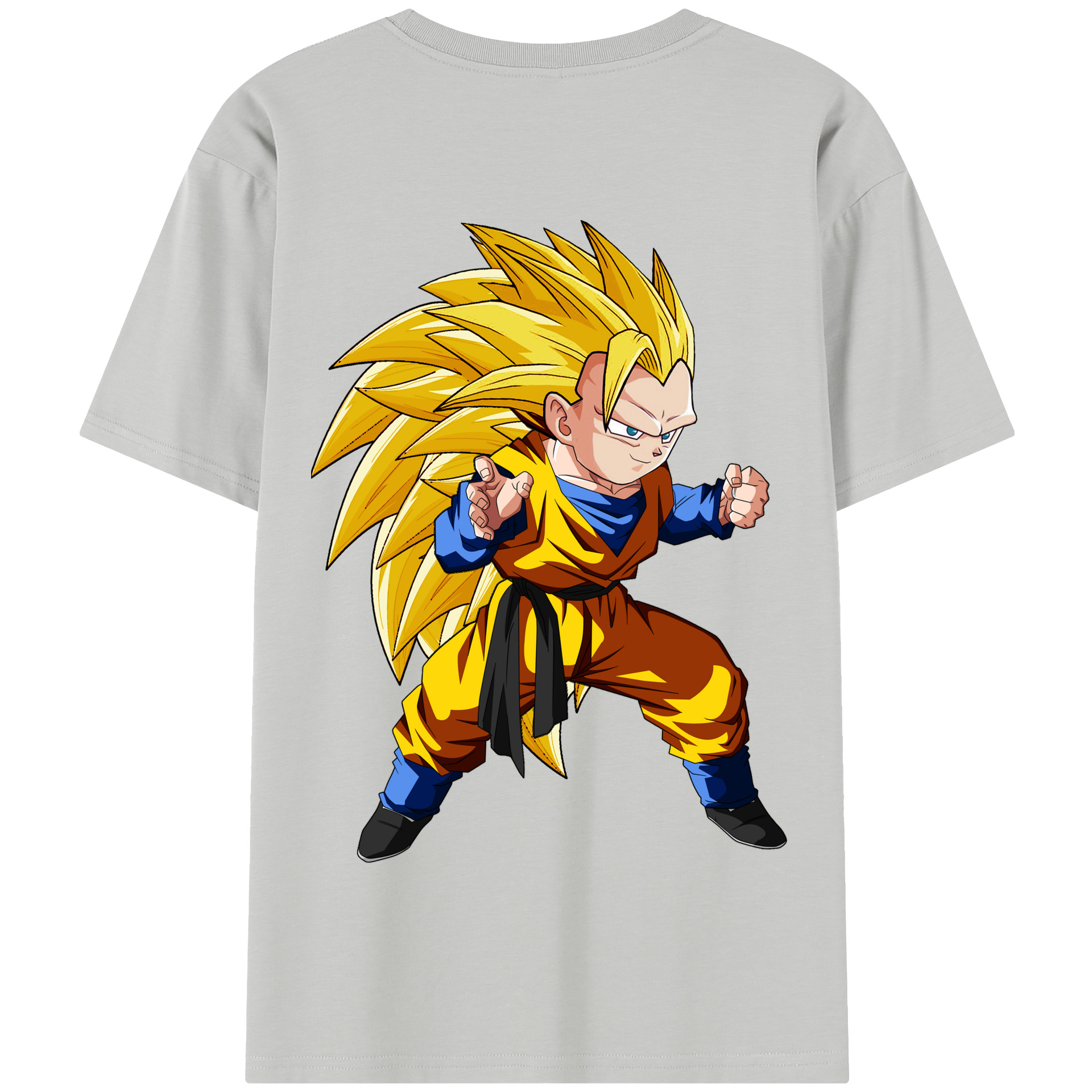 （画像用） ドラゴンボール ベジータ四世（Bejīta Yonsei）DRAGON BALL Vegeta IV 綿100％半袖Tシャツ（背面プリント）