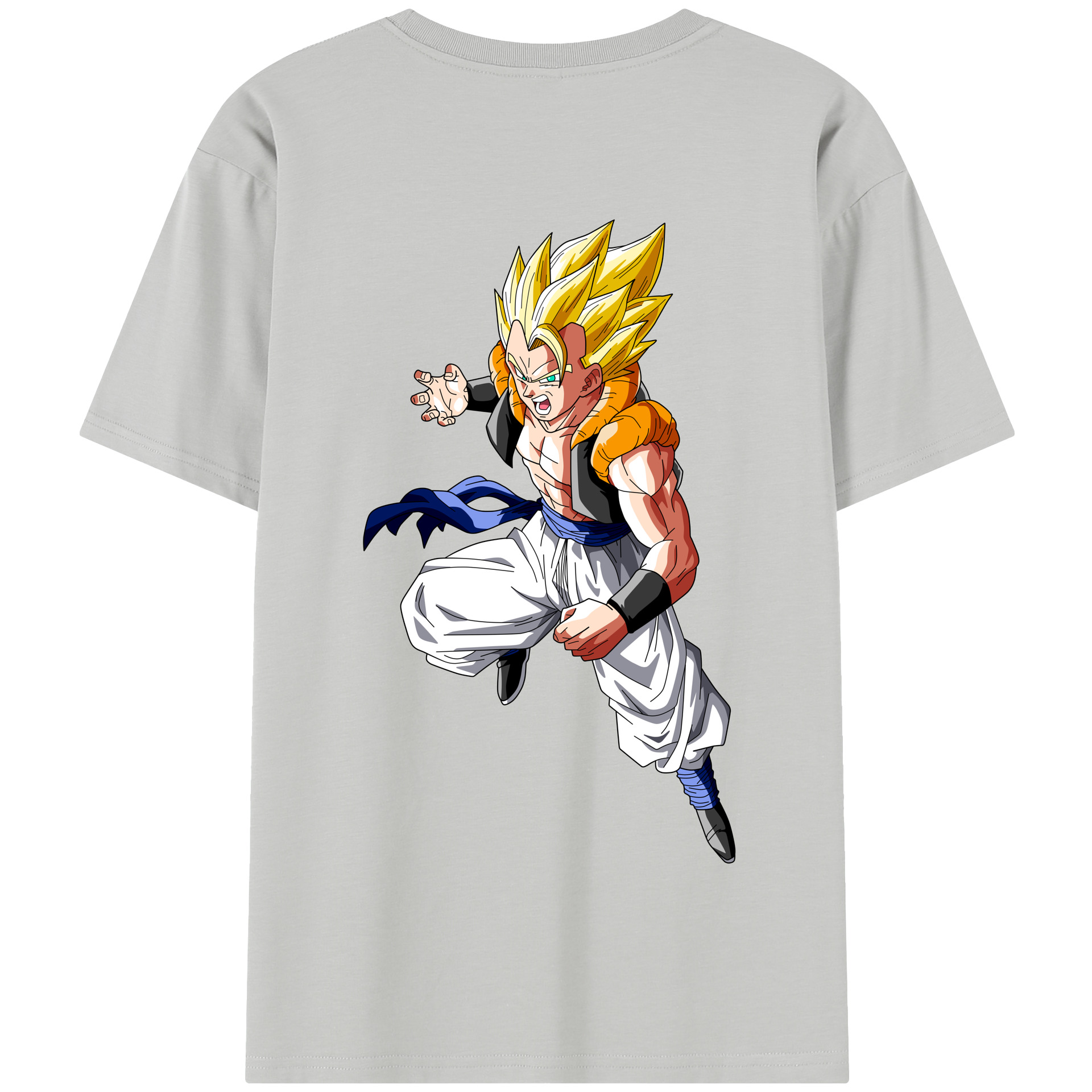 （画像用） ドラゴンボール ベジータ四世（Bejīta Yonsei）DRAGON BALL Vegeta IV 綿100％半袖Tシャツ（背面プリント）