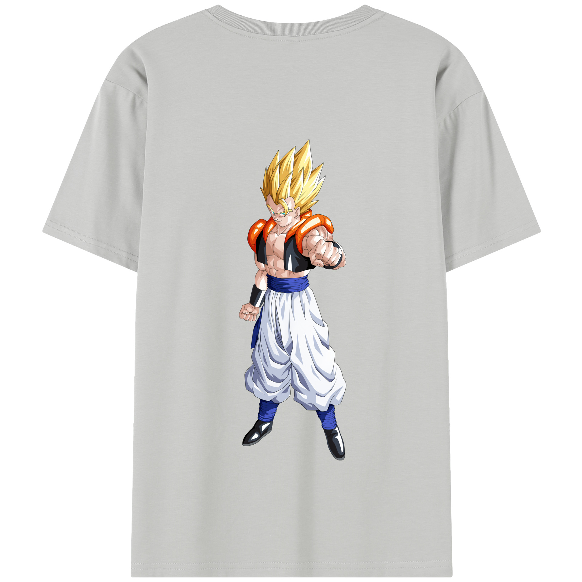 （画像用） ドラゴンボール ベジータ四世（Bejīta Yonsei）DRAGON BALL Vegeta IV 綿100％半袖Tシャツ（背面プリント）