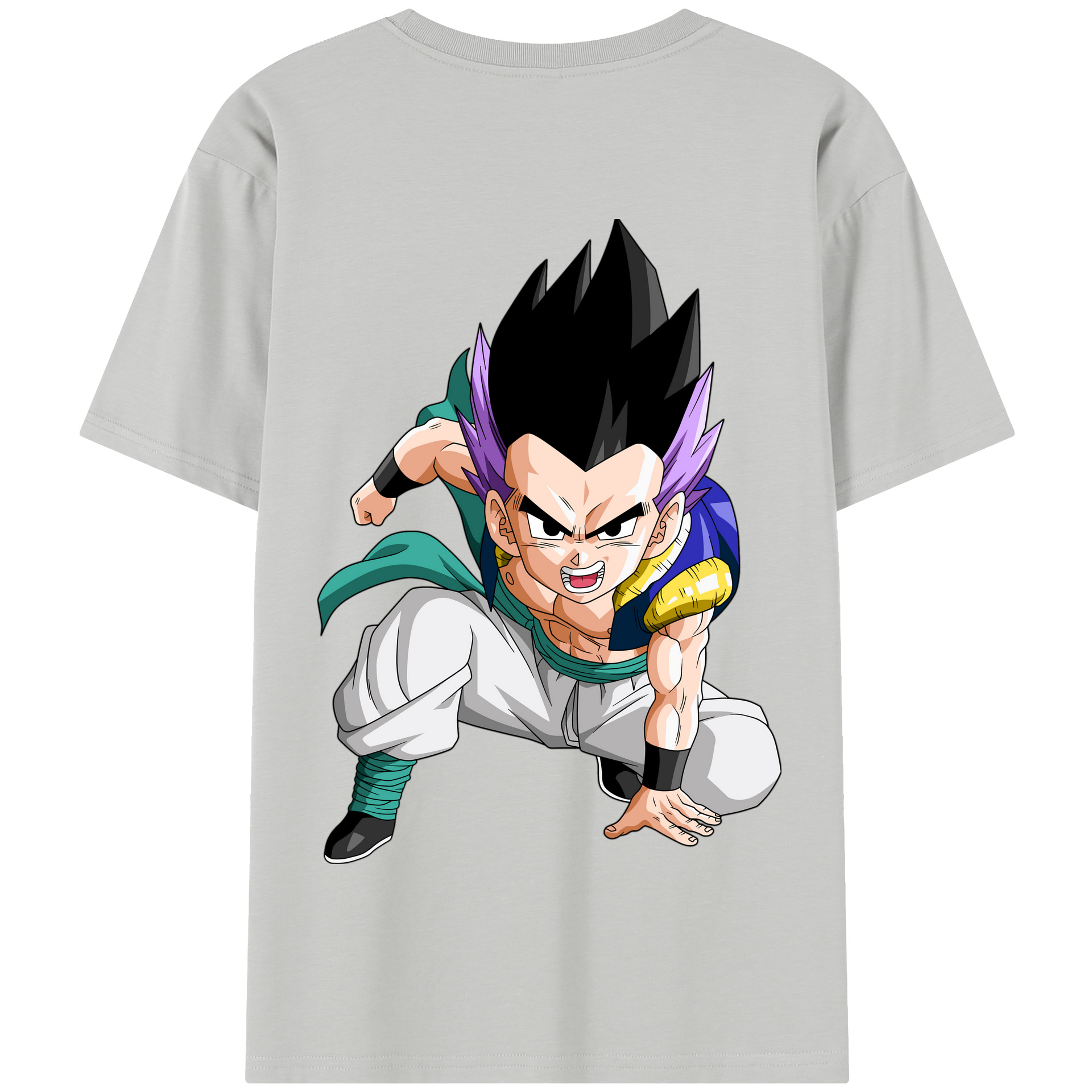 （画像用） ドラゴンボール 孫 悟飯（そんごはん）DRAGON BALL Son Gohan 綿100％半袖Tシャツ（背面プリント）