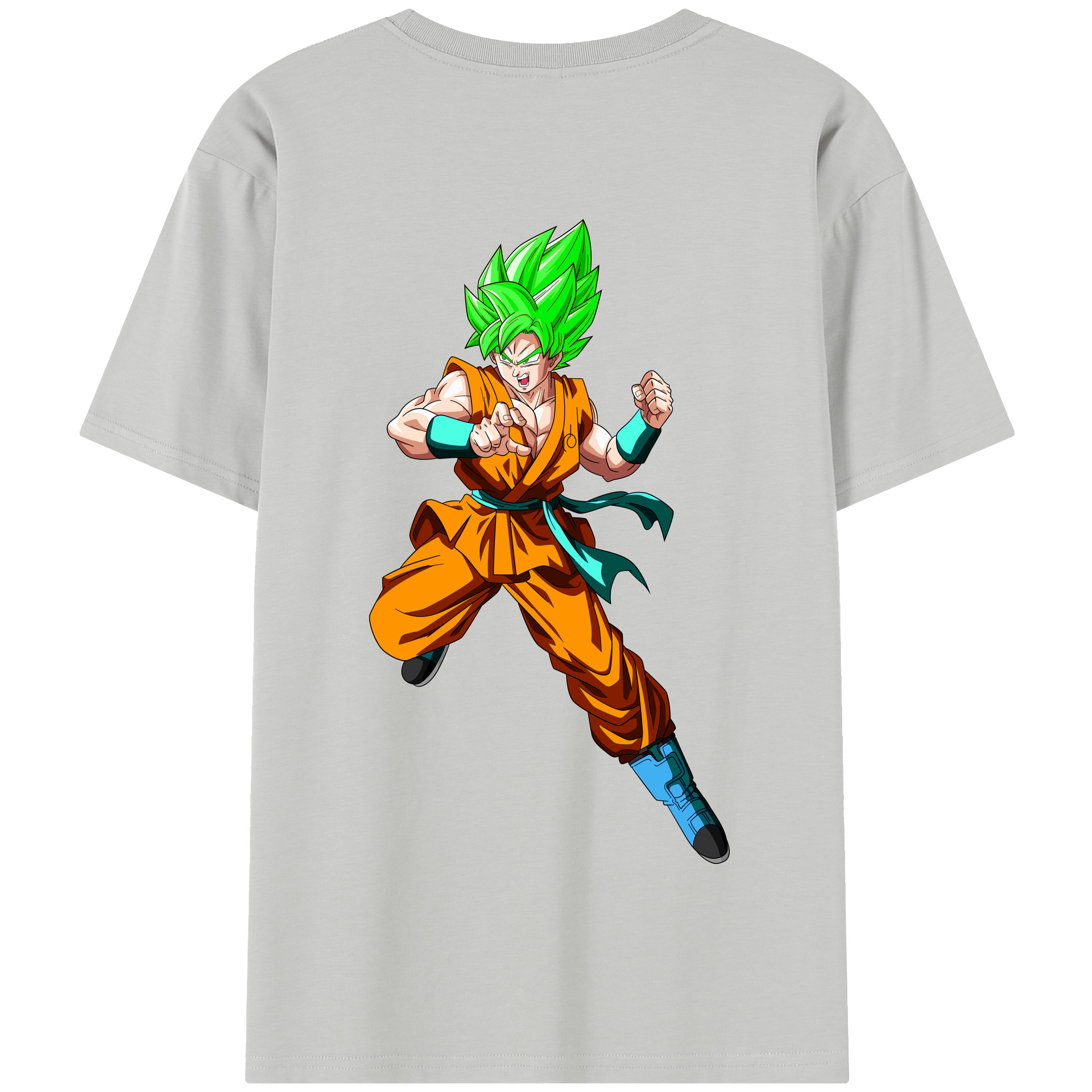 （画像用） ドラゴンボール 孫 悟飯（そんごはん）DRAGON BALL Son Gohan 綿100％半袖Tシャツ（背面プリント）