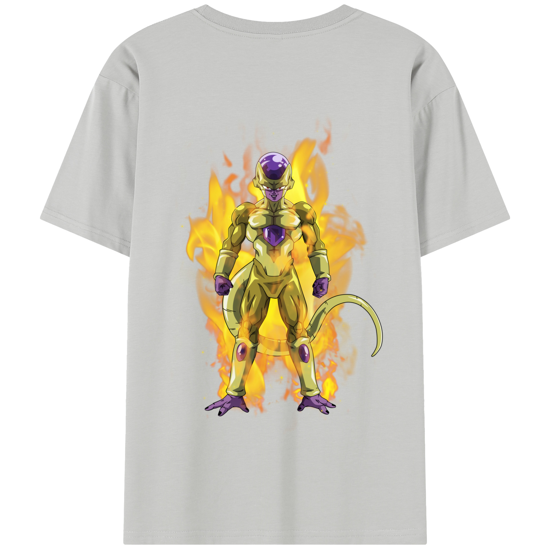 （画像用） ドラゴンボール フリーザ DRAGON BALL Frieza 綿100％半袖Tシャツ（背面プリント）