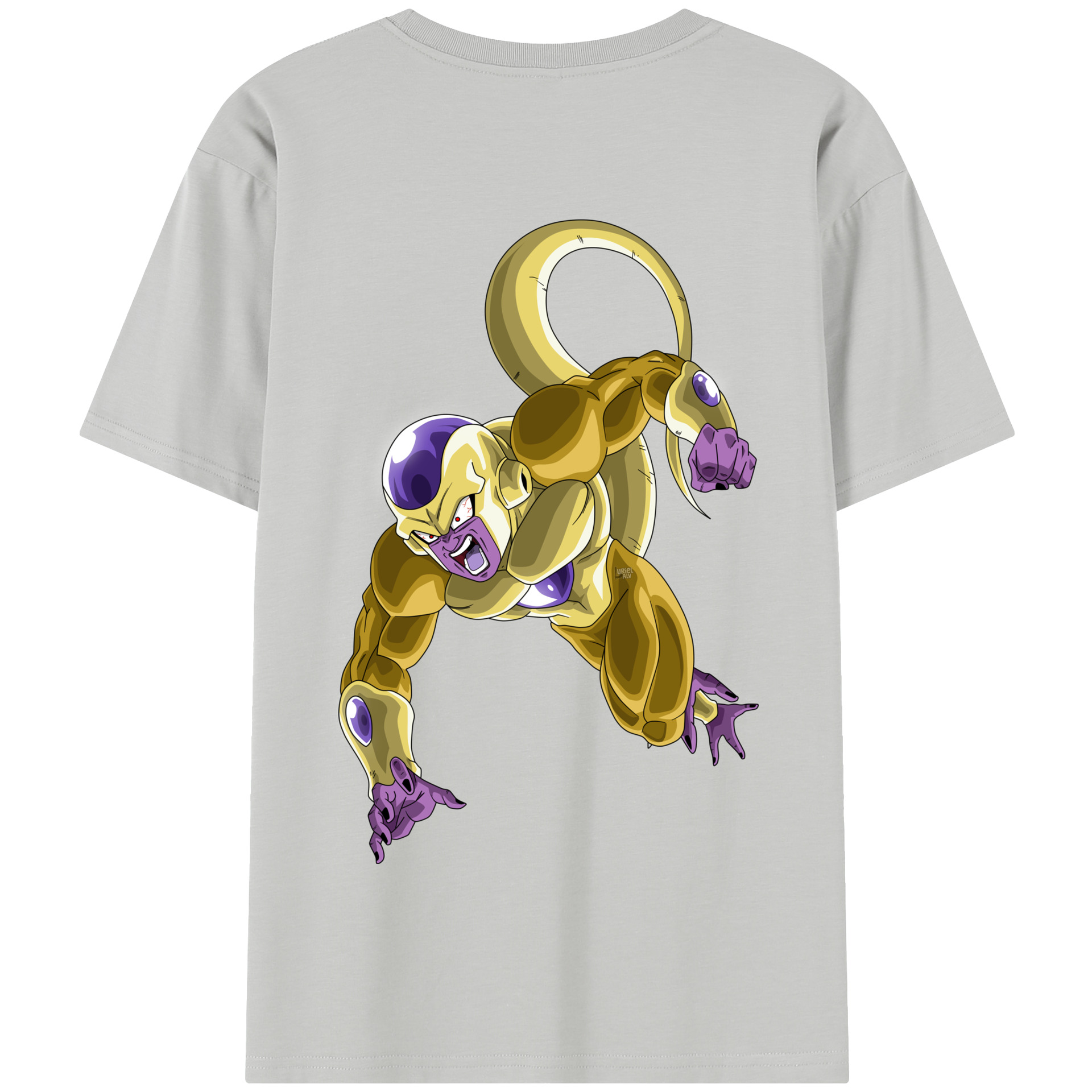 （画像用） ドラゴンボール フリーザ DRAGON BALL Frieza 綿100％半袖Tシャツ（背面プリント）