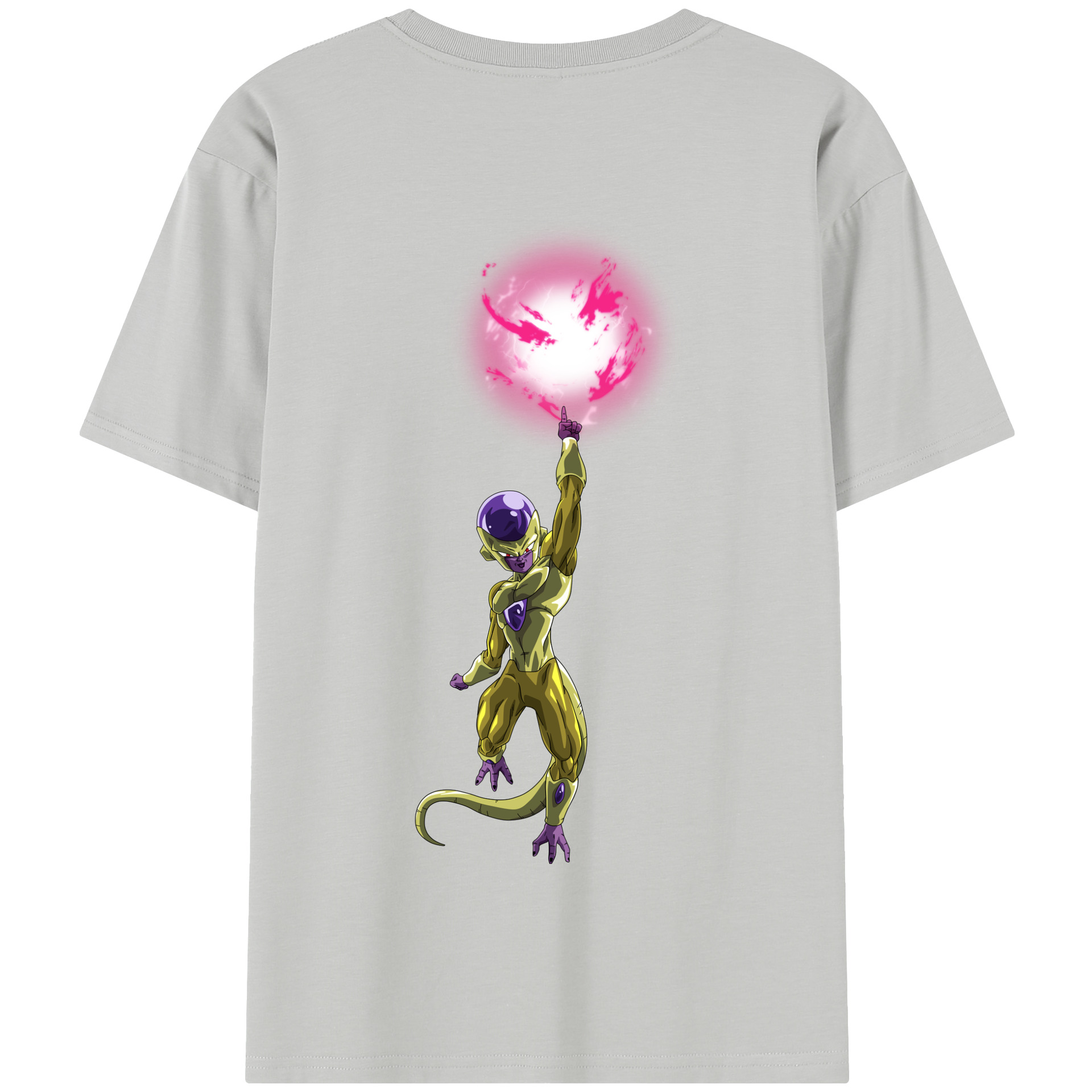 （画像用） ドラゴンボール フリーザ DRAGON BALL Frieza 綿100％半袖Tシャツ（背面プリント）
