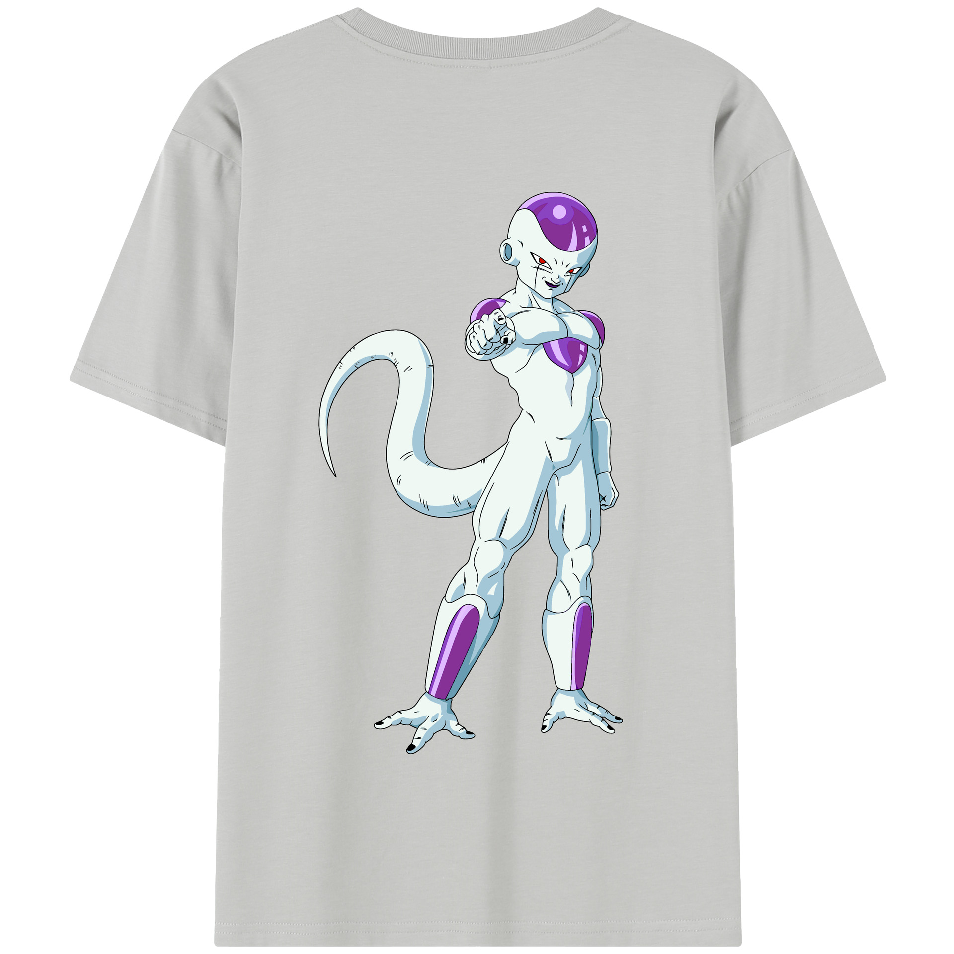 （画像用） ドラゴンボール フリーザ DRAGON BALL Frieza 綿100％半袖Tシャツ（背面プリント）