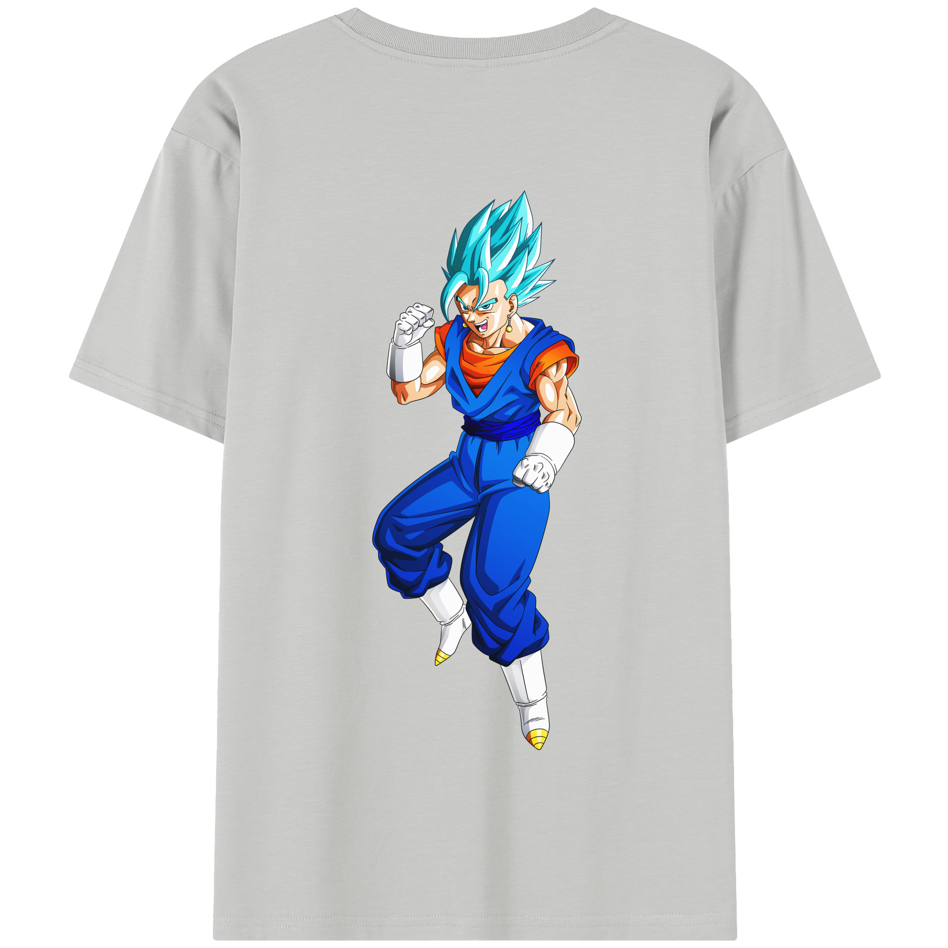 （画像用） ドラゴンボール ベジット DRAGON BALL Vegetto 綿100％半袖Tシャツ（背面プリント）