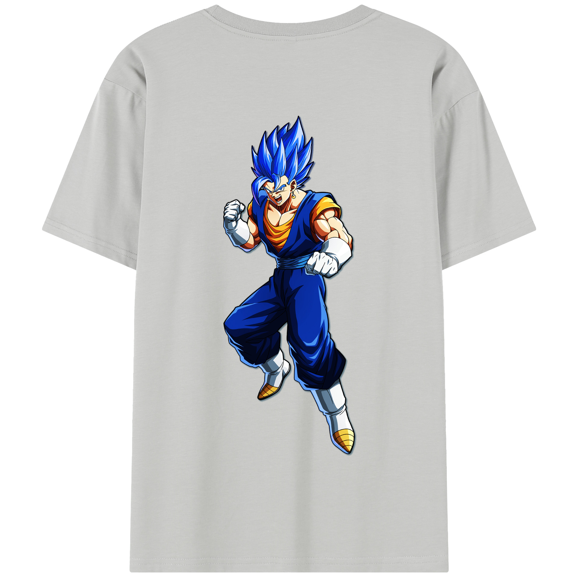 （画像用） ドラゴンボール ベジット DRAGON BALL Vegetto 綿100％半袖Tシャツ（背面プリント）