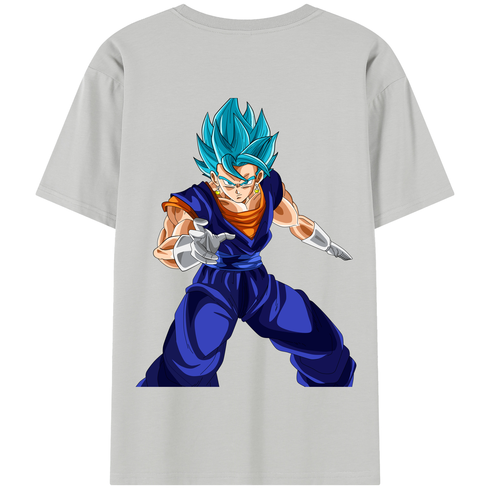 （画像用） ドラゴンボール ベジット DRAGON BALL Vegetto 綿100％半袖Tシャツ（背面プリント）