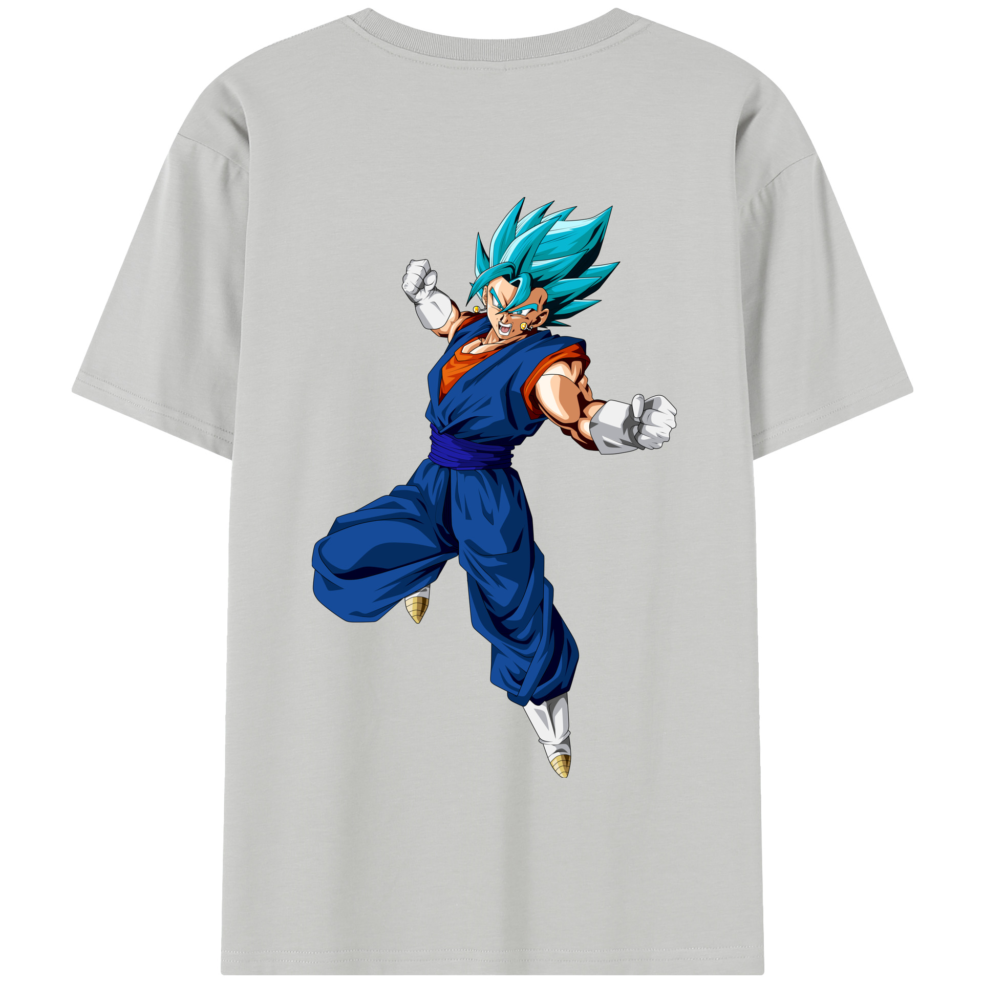 （画像用） ドラゴンボール ベジット DRAGON BALL Vegetto 綿100％半袖Tシャツ（背面プリント）
