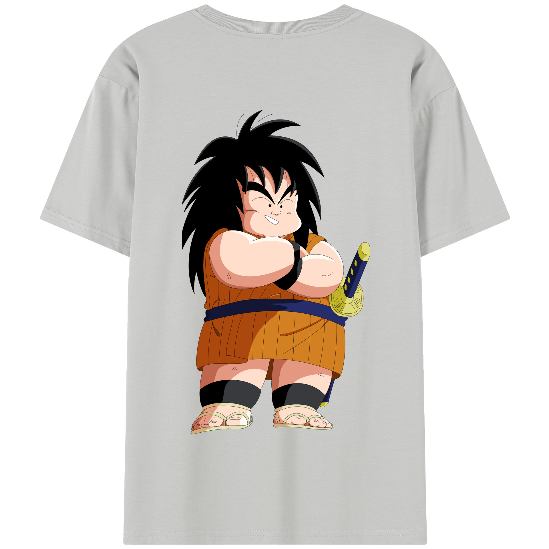 （画像用） ドラゴンボール やじろべえ DRAGON BALL Yajirobe 綿100％半袖Tシャツ（背面プリント）