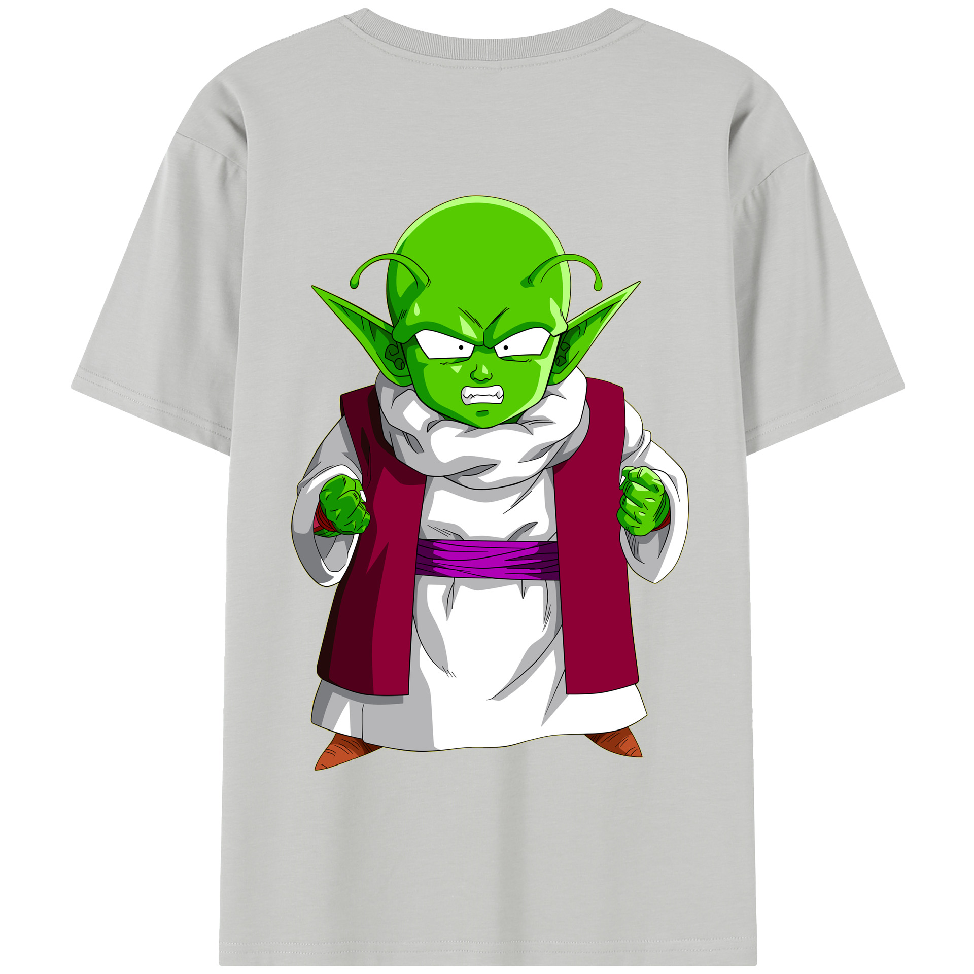 （画像用） ドラゴンボール ピッコロ DRAGON BALL Piccolo 綿100％半袖Tシャツ（背面プリント）