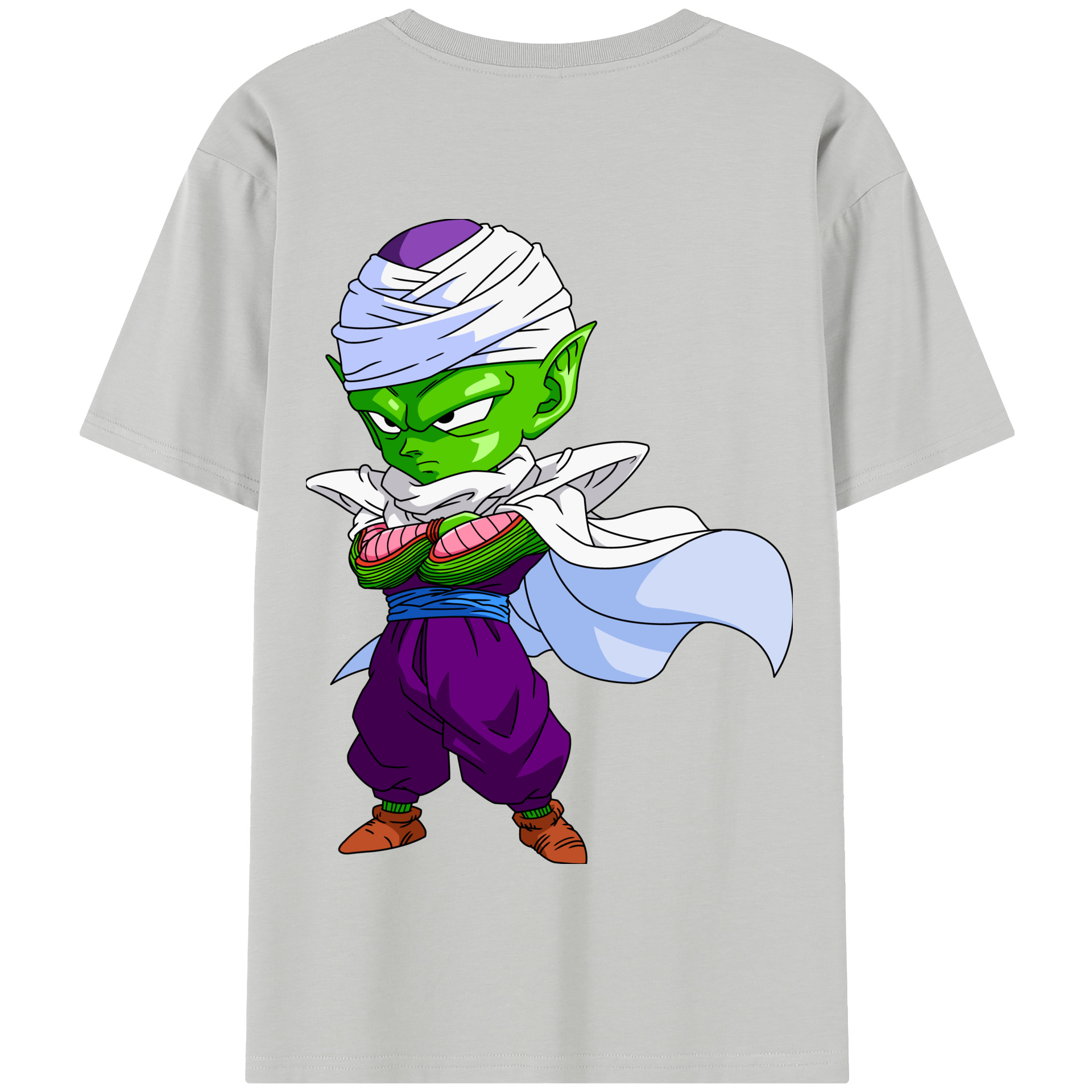 （画像用） ドラゴンボール ピッコロ DRAGON BALL Piccolo 綿100％半袖Tシャツ（背面プリント）
