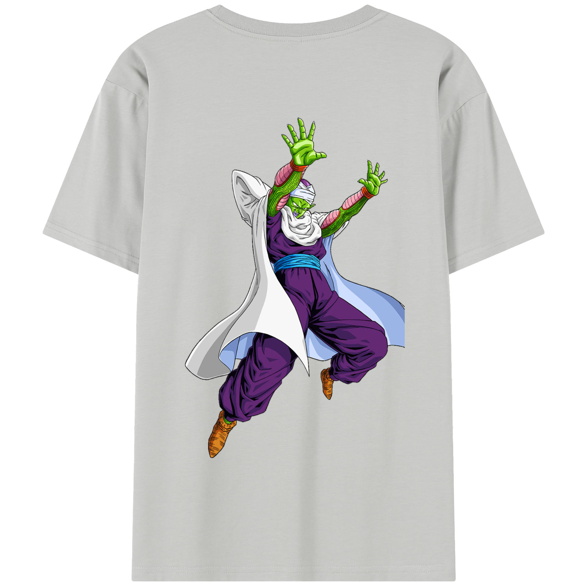 （画像用） ドラゴンボール ピッコロ DRAGON BALL Piccolo 綿100％半袖Tシャツ（背面プリント）