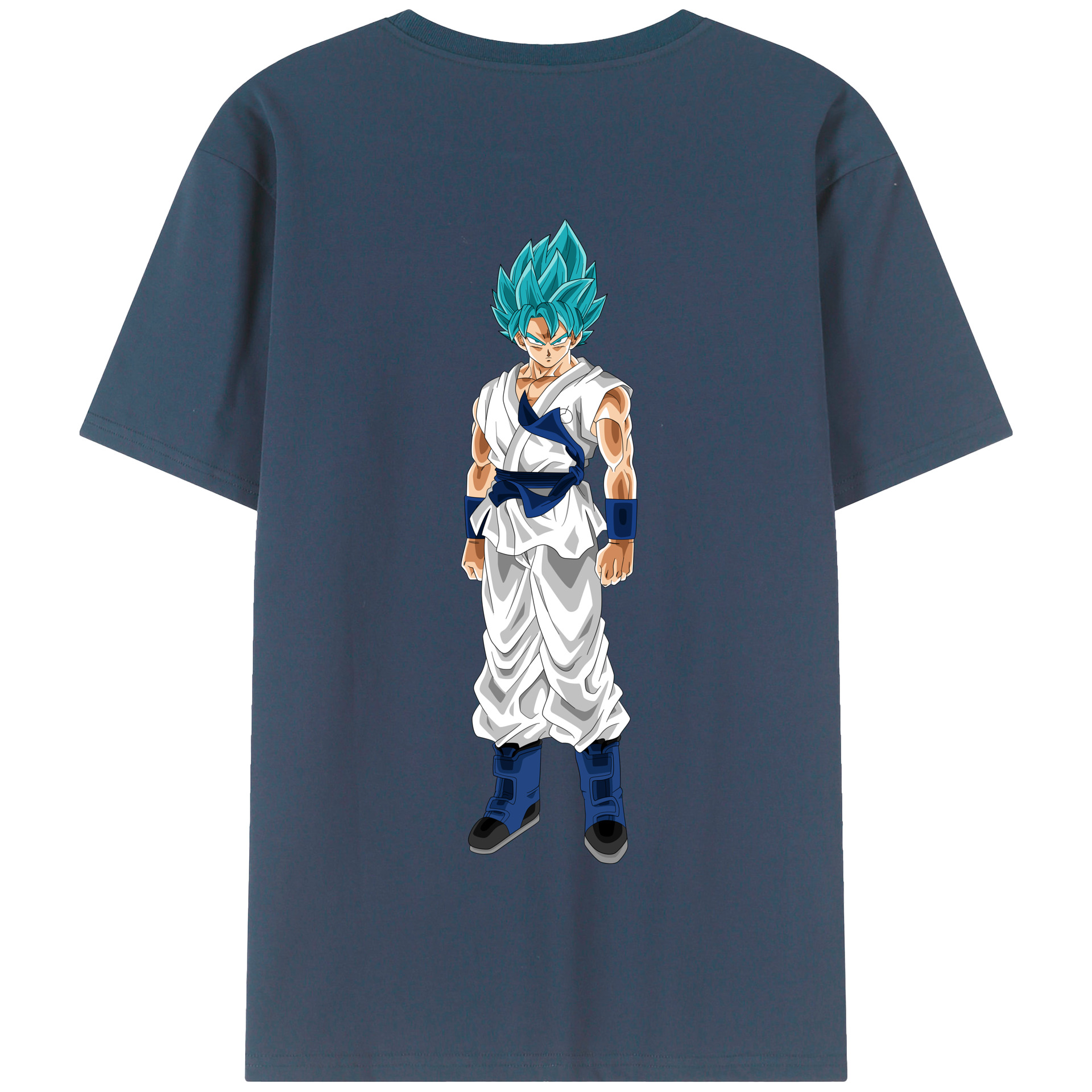 （画像用） ドラゴンボール 孫 悟飯（そんごはん）DRAGON BALL Son Gohan 綿100％半袖Tシャツ（背面プリント）
