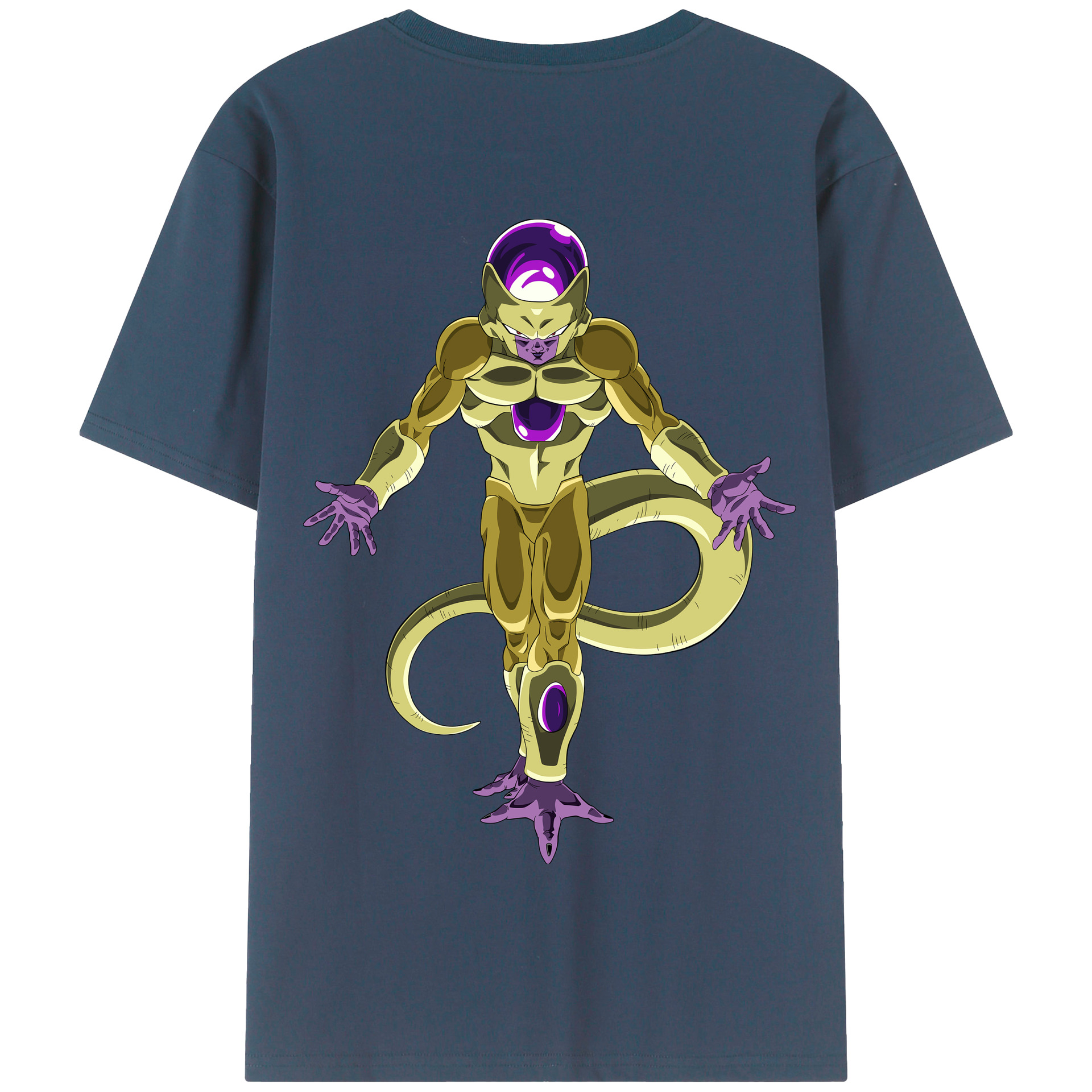（画像用） ドラゴンボール フリーザ DRAGON BALL Frieza 綿100％半袖Tシャツ（背面プリント）
