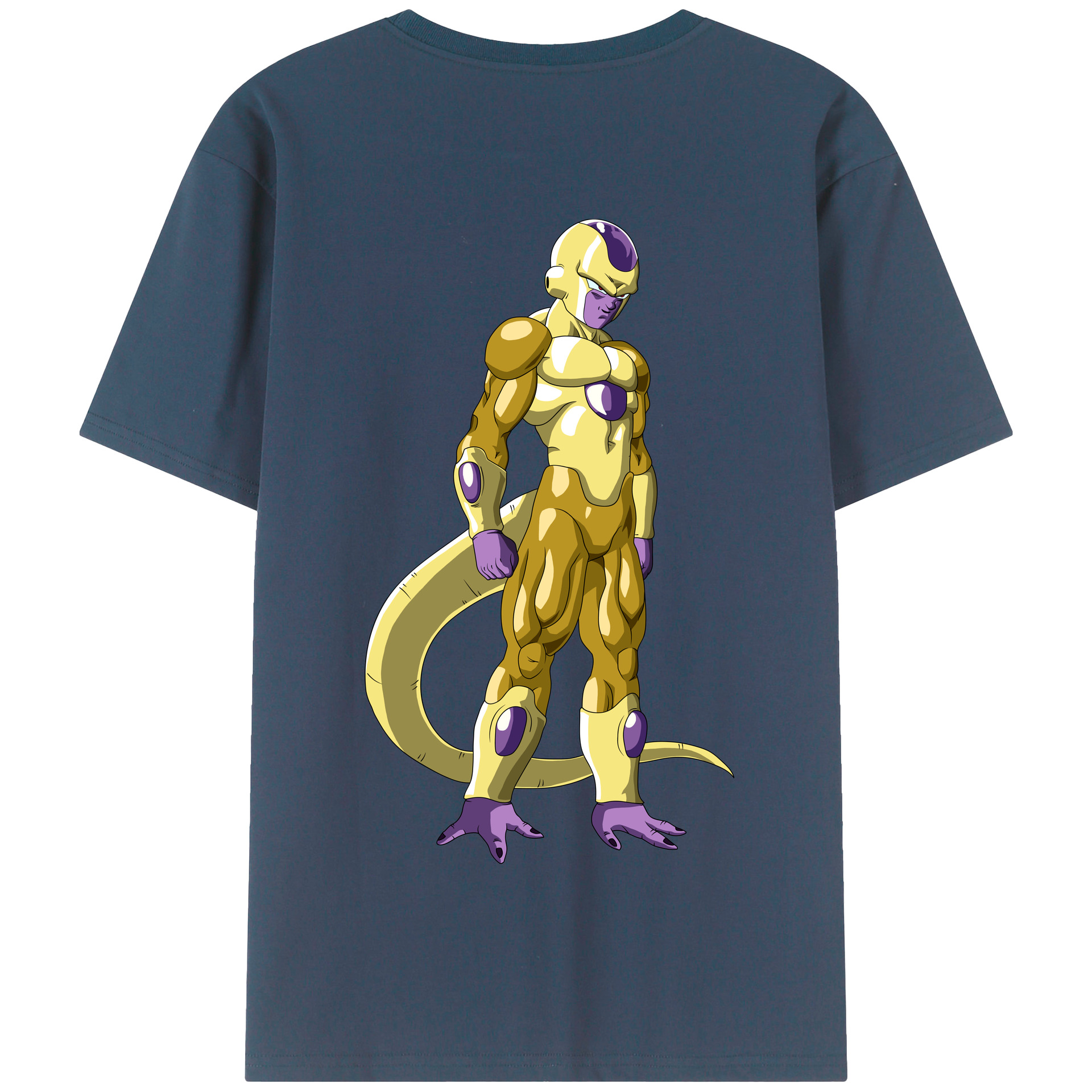 （画像用） ドラゴンボール フリーザ DRAGON BALL Frieza 綿100％半袖Tシャツ（背面プリント）