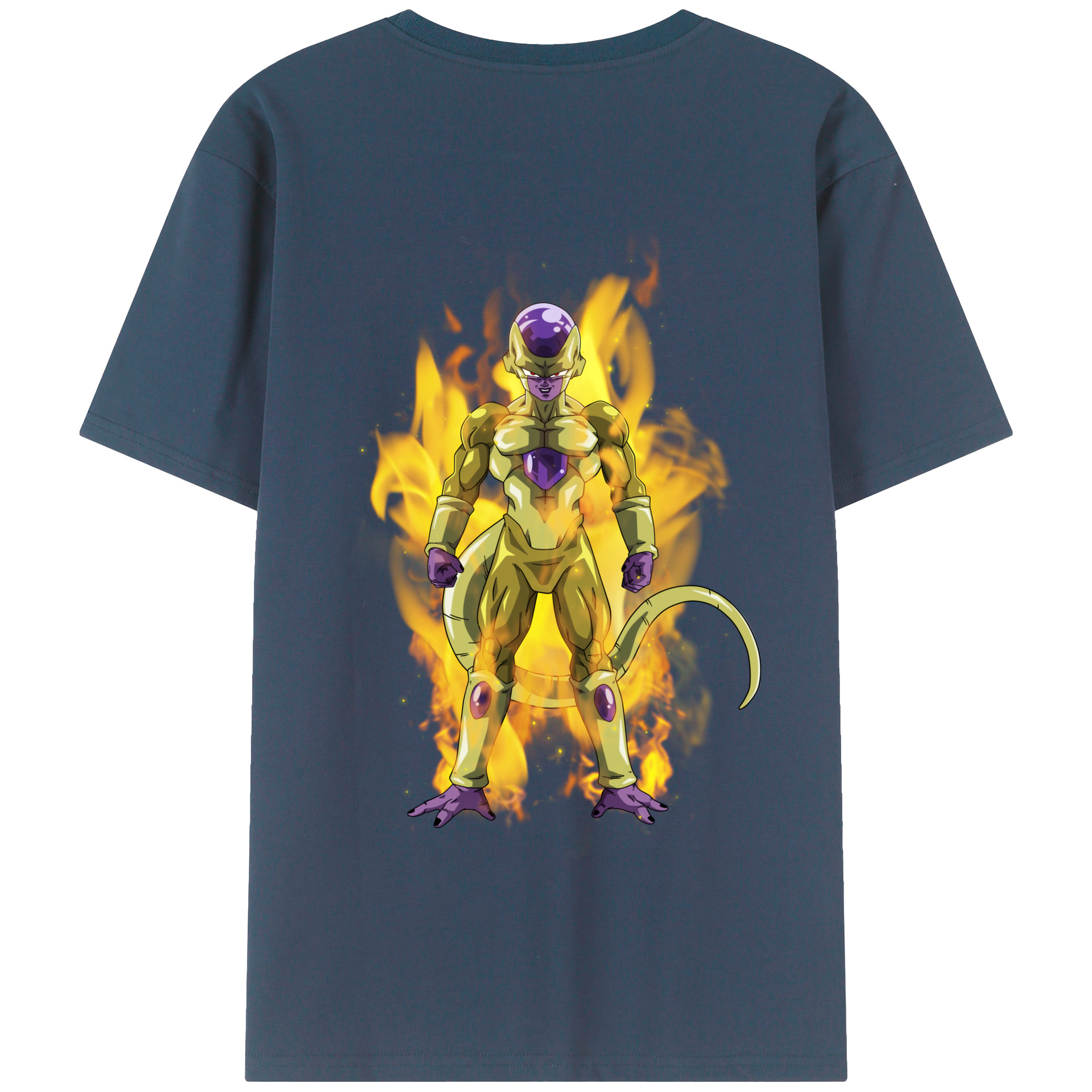 （画像用） ドラゴンボール フリーザ DRAGON BALL Frieza 綿100％半袖Tシャツ（背面プリント）