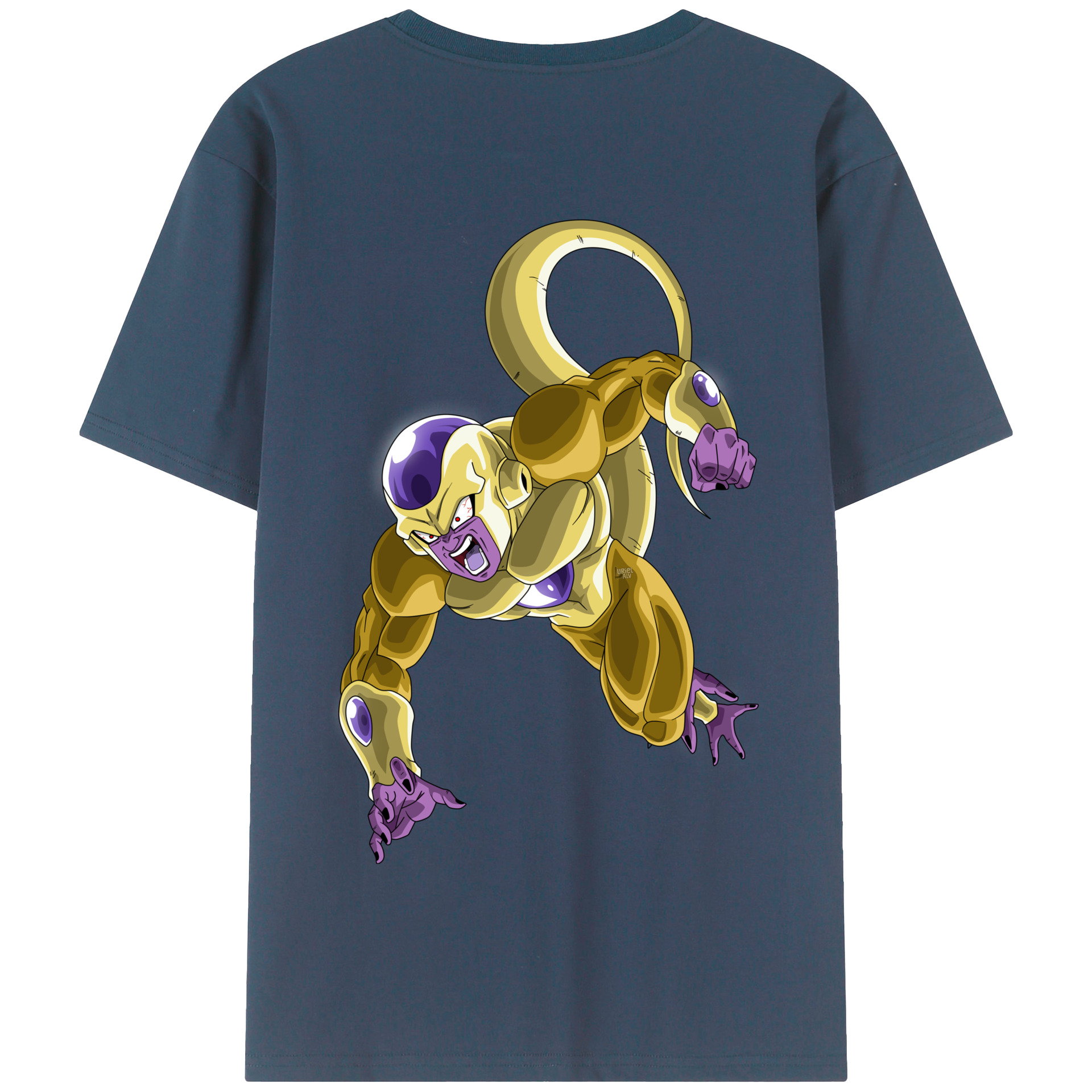 （画像用） ドラゴンボール フリーザ DRAGON BALL Frieza 綿100％半袖Tシャツ（背面プリント）
