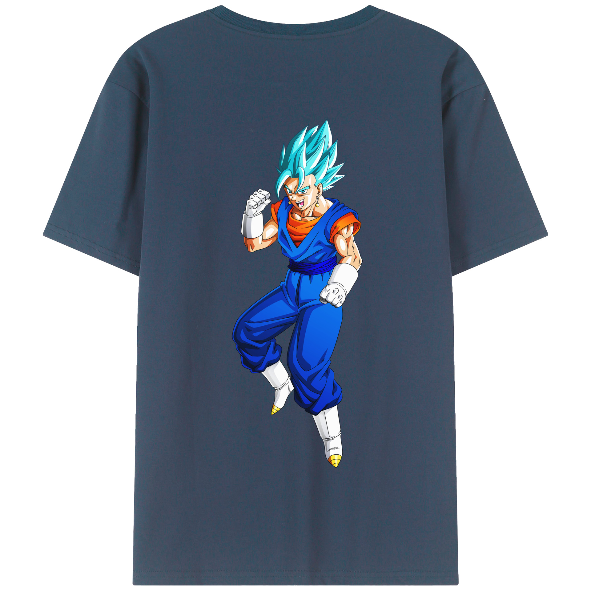 （画像用） ドラゴンボール ベジット DRAGON BALL Vegetto 綿100％半袖Tシャツ（背面プリント）
