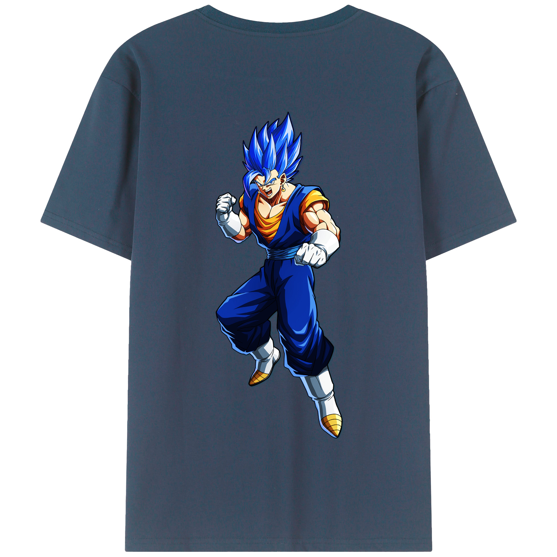 （画像用） ドラゴンボール ベジット DRAGON BALL Vegetto 綿100％半袖Tシャツ（背面プリント）