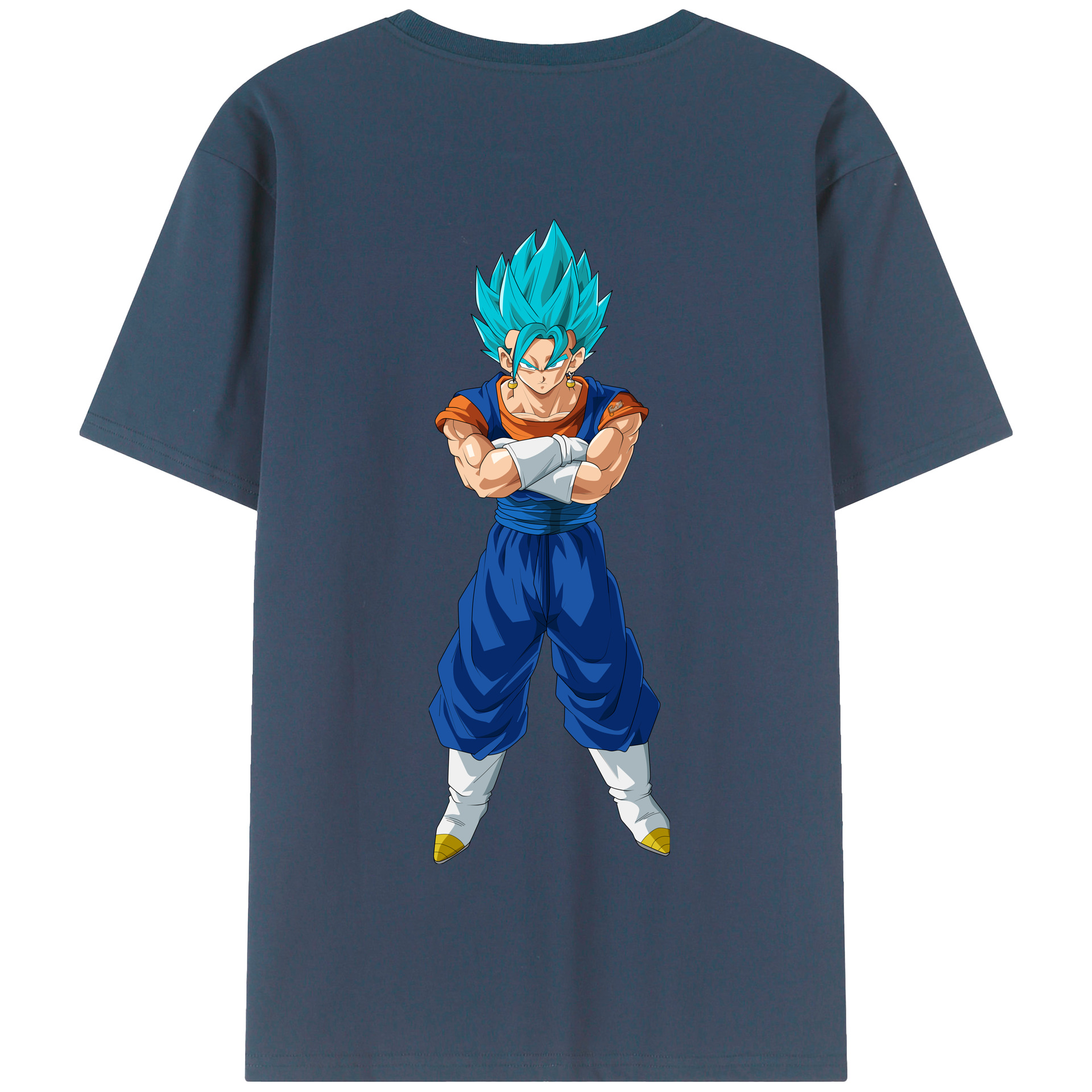 （画像用） ドラゴンボール ベジット DRAGON BALL Vegetto 綿100％半袖Tシャツ（背面プリント）