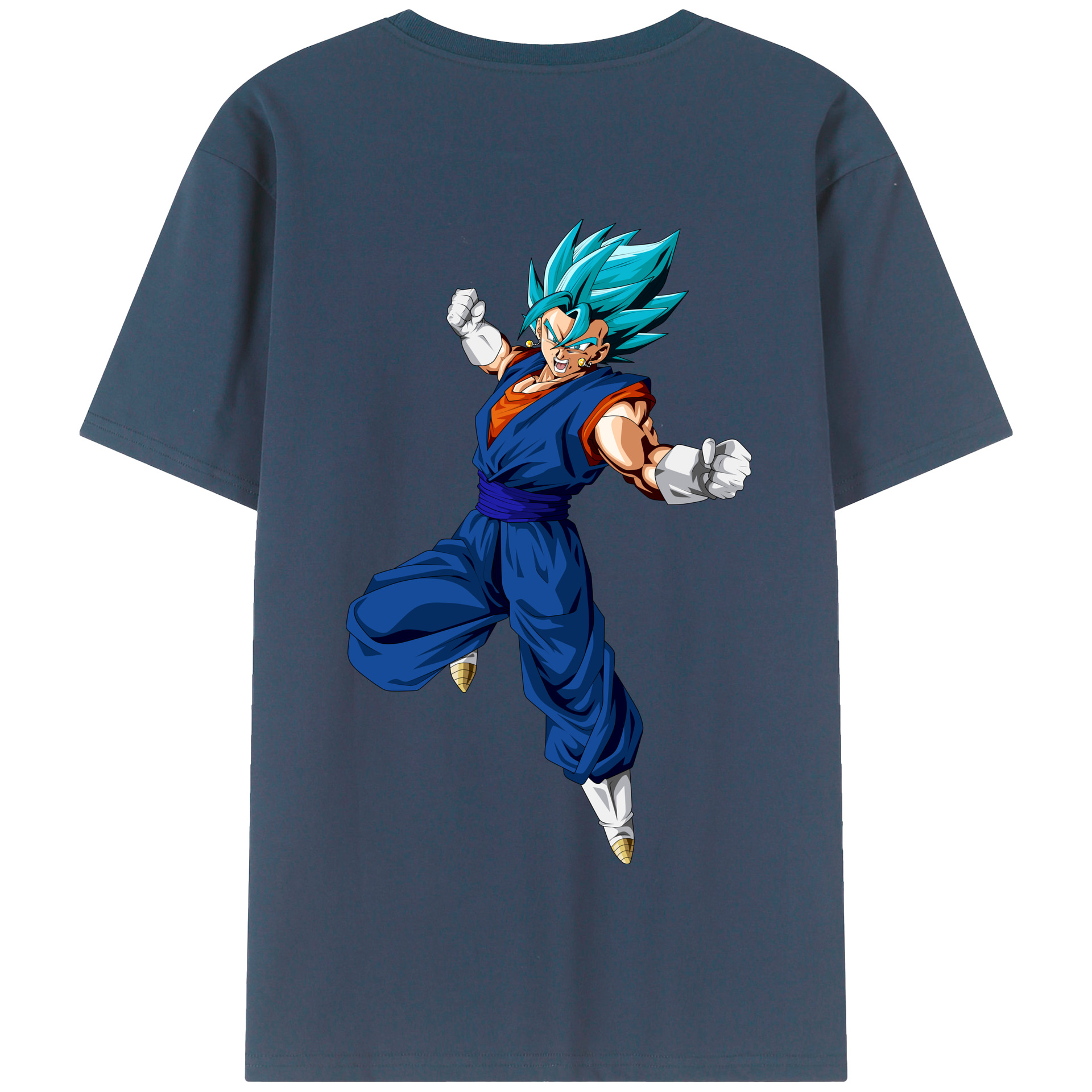 （画像用） ドラゴンボール ベジット DRAGON BALL Vegetto 綿100％半袖Tシャツ（背面プリント）