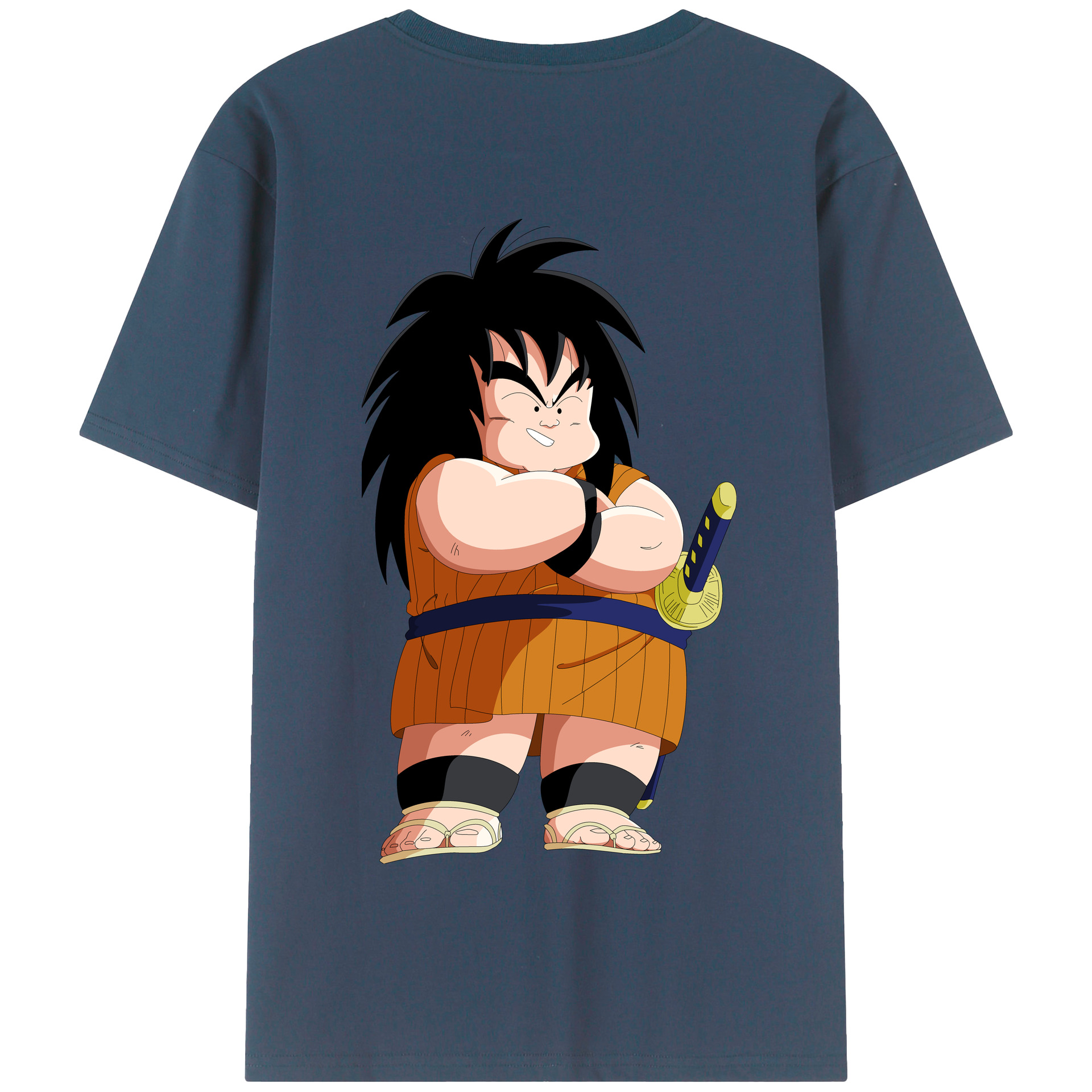 （画像用） ドラゴンボール やじろべえ DRAGON BALL Yajirobe 綿100％半袖Tシャツ（背面プリント）