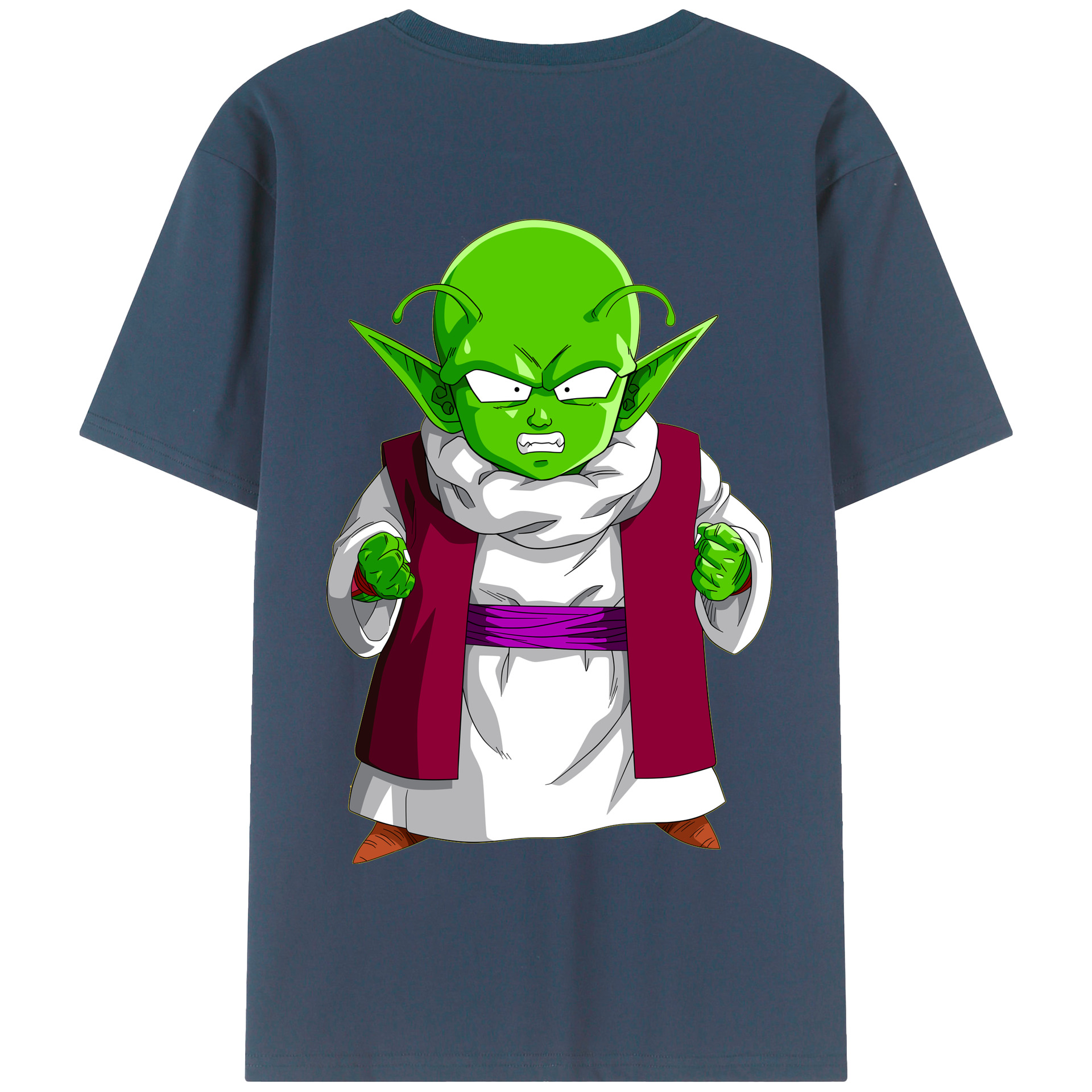 （画像用） ドラゴンボール ピッコロ DRAGON BALL Piccolo 綿100％半袖Tシャツ（背面プリント）