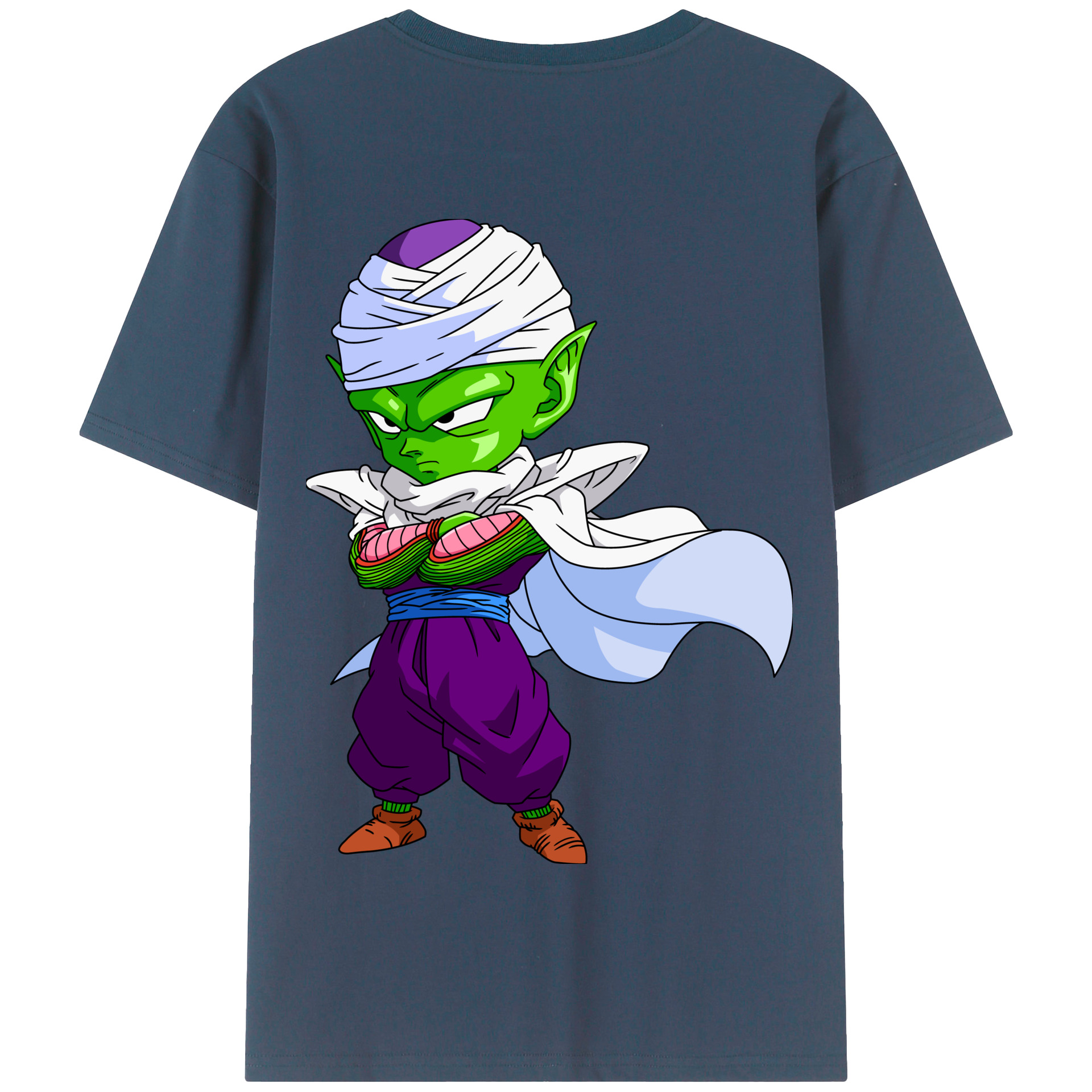 （画像用） ドラゴンボール ピッコロ DRAGON BALL Piccolo 綿100％半袖Tシャツ（背面プリント）