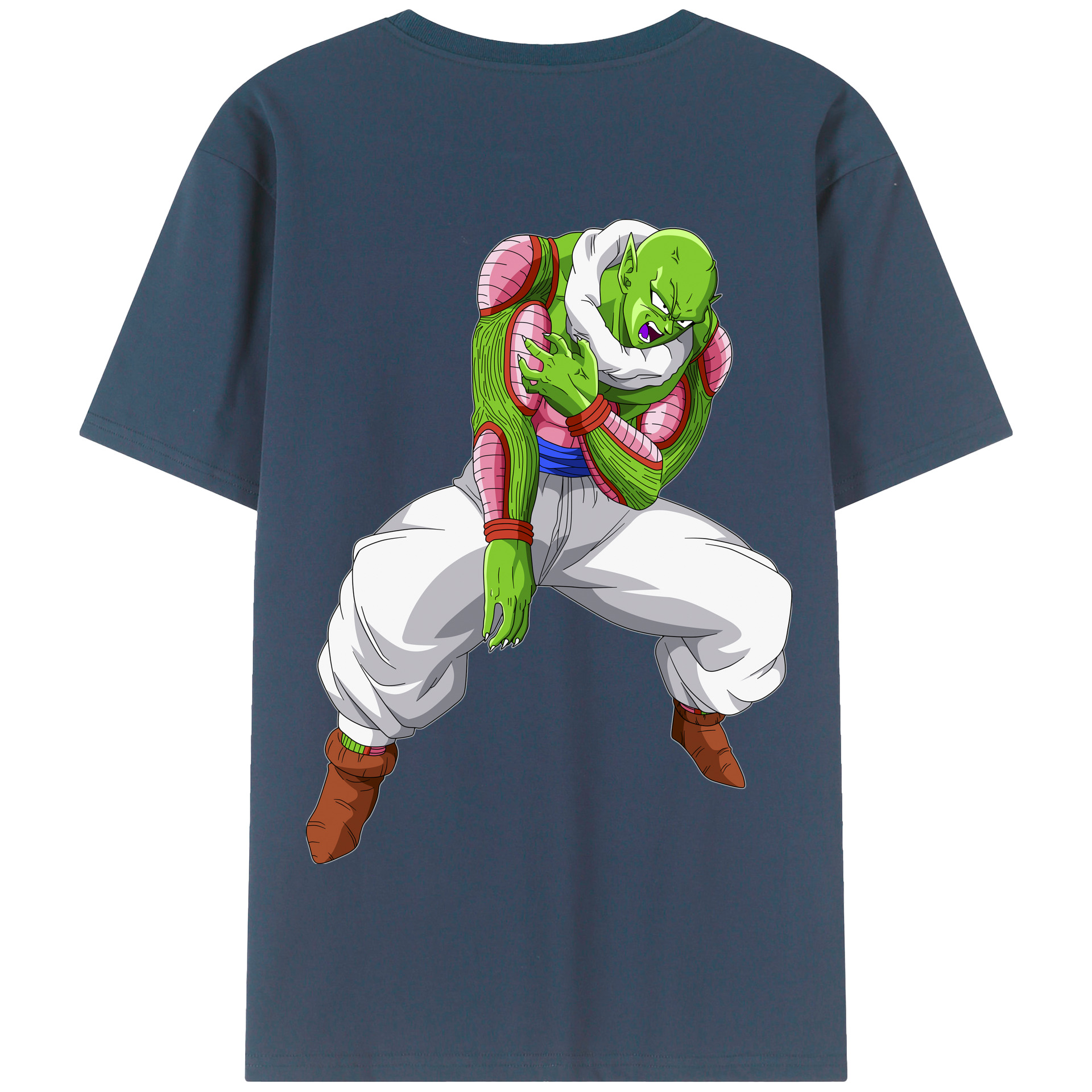 （画像用） ドラゴンボール ピッコロ DRAGON BALL Piccolo 綿100％半袖Tシャツ（背面プリント）