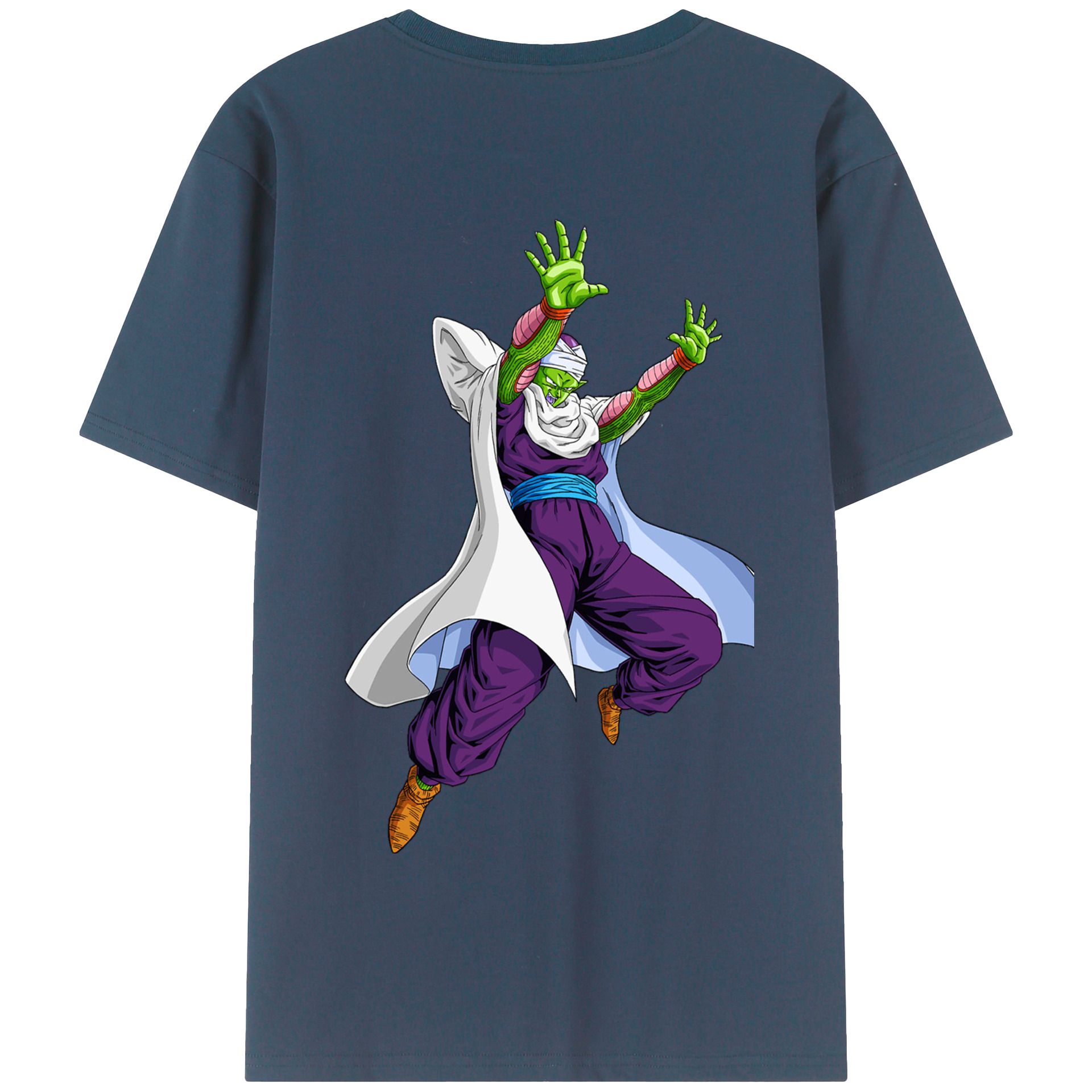（画像用） ドラゴンボール ピッコロ DRAGON BALL Piccolo 綿100％半袖Tシャツ（背面プリント）