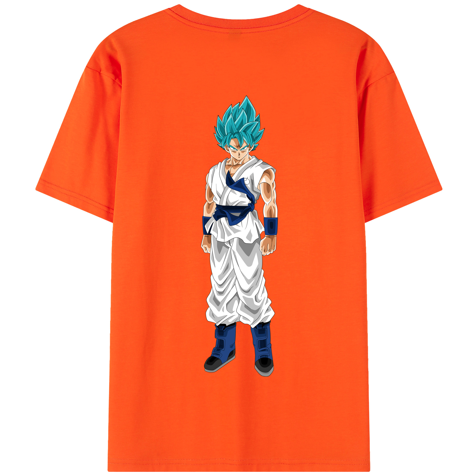 （画像用） ドラゴンボール 孫 悟飯（そんごはん）DRAGON BALL Son Gohan 綿100％半袖Tシャツ（背面プリント）