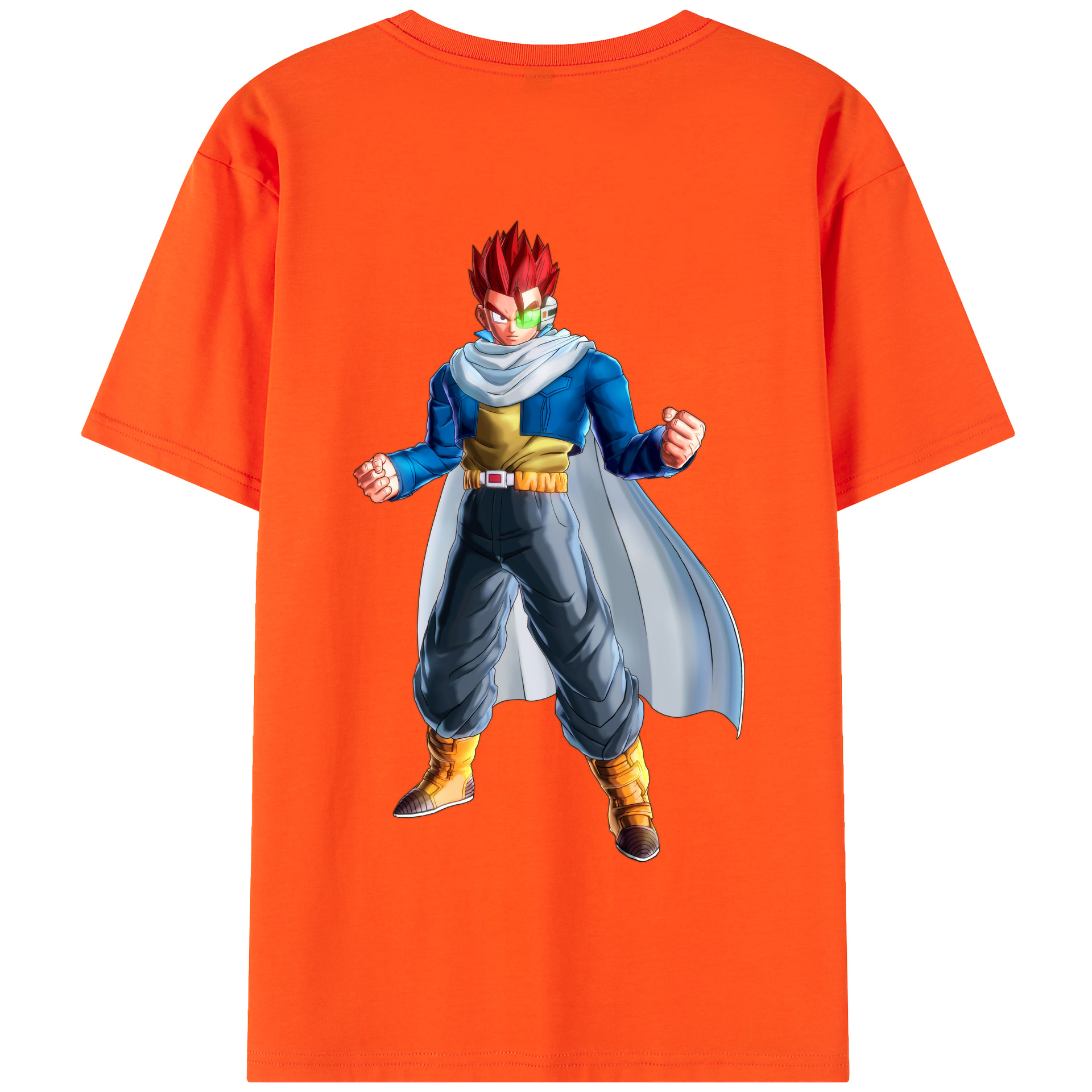（画像用） ドラゴンボール 孫 悟飯（そんごはん）DRAGON BALL Son Gohan 綿100％半袖Tシャツ（背面プリント）