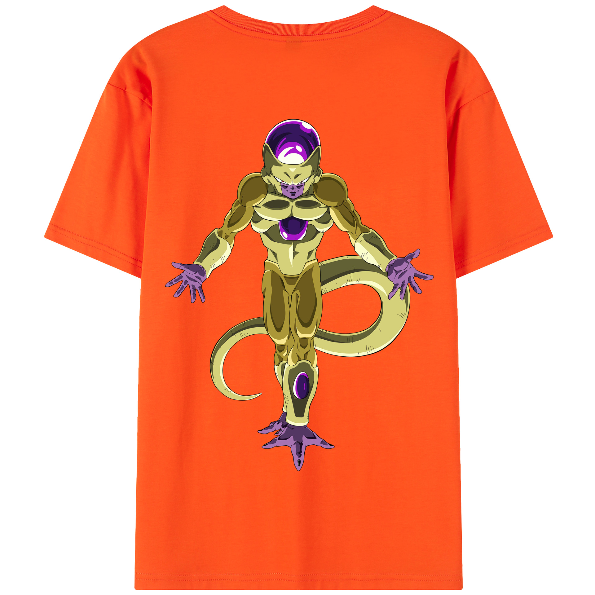 （画像用） ドラゴンボール フリーザ DRAGON BALL Frieza 綿100％半袖Tシャツ（背面プリント）