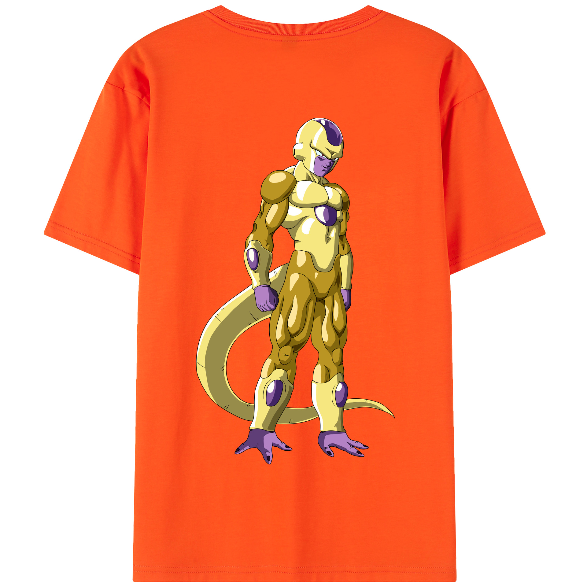 （画像用） ドラゴンボール フリーザ DRAGON BALL Frieza 綿100％半袖Tシャツ（背面プリント）