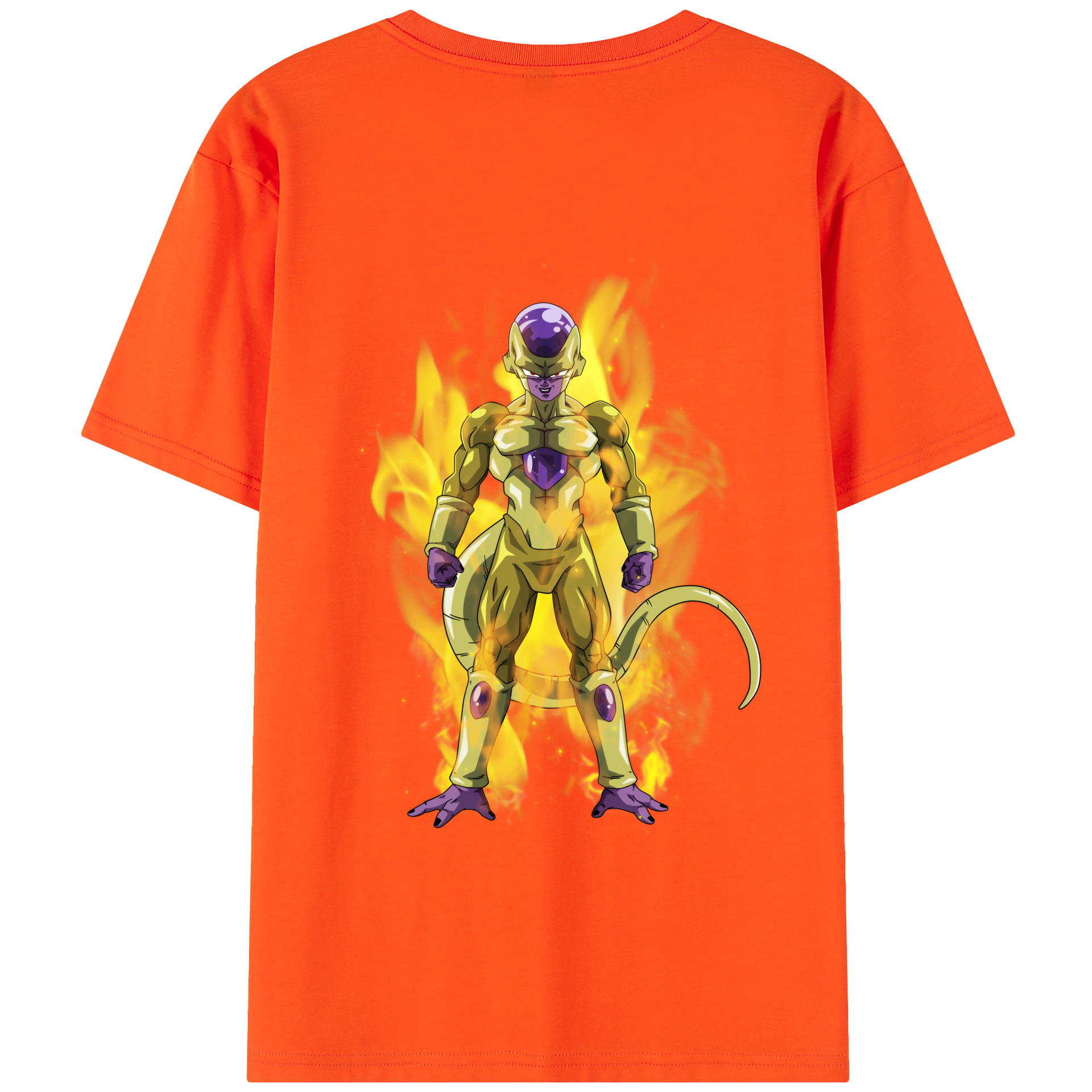 （画像用） ドラゴンボール フリーザ DRAGON BALL Frieza 綿100％半袖Tシャツ（背面プリント）