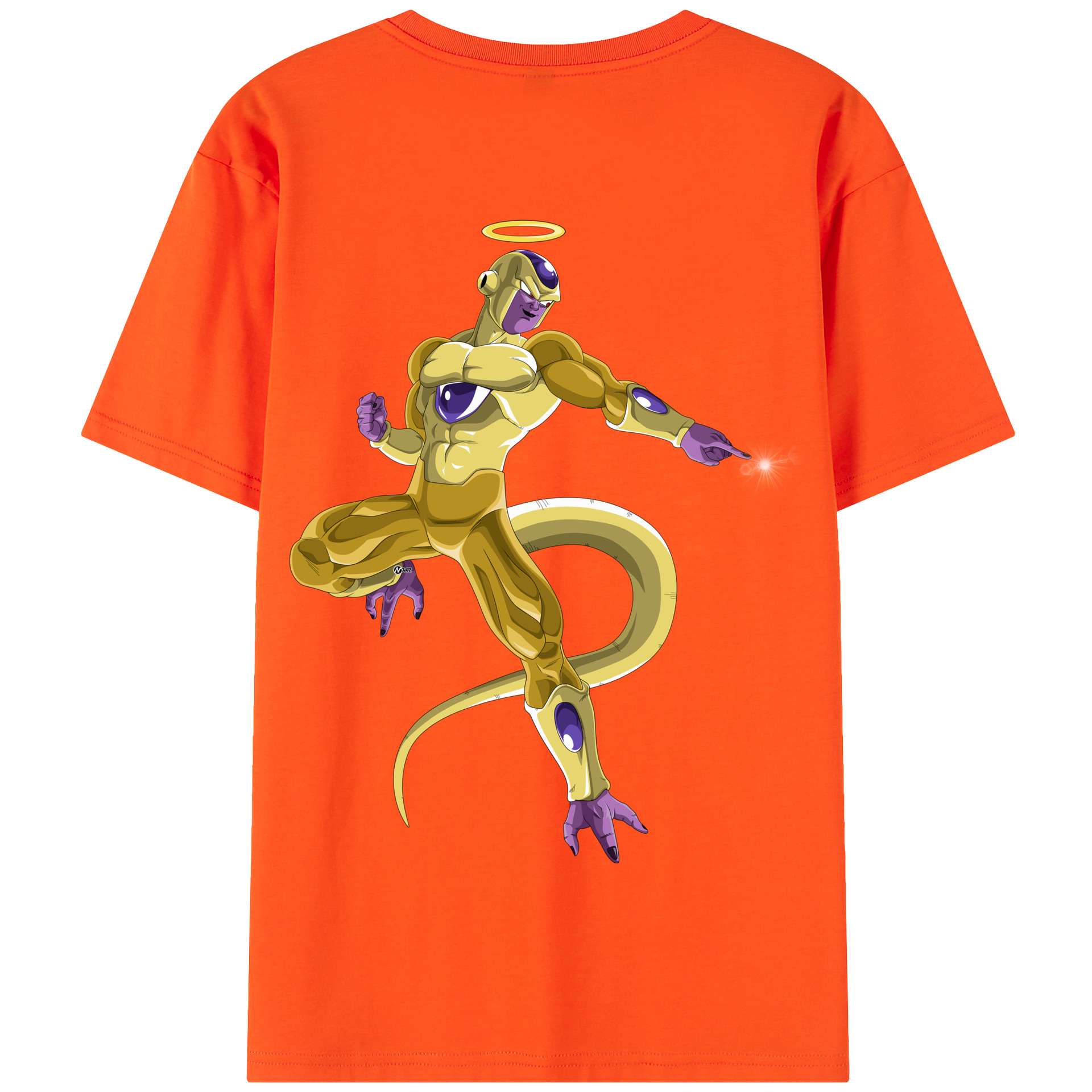 （画像用） ドラゴンボール フリーザ DRAGON BALL Frieza 綿100％半袖Tシャツ（背面プリント）