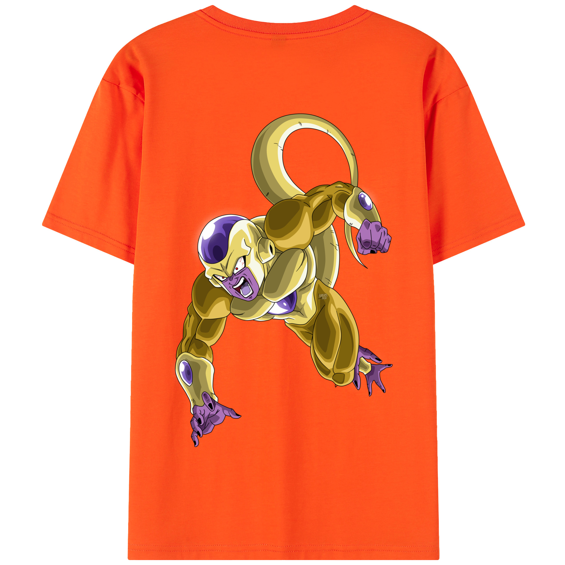 （画像用） ドラゴンボール フリーザ DRAGON BALL Frieza 綿100％半袖Tシャツ（背面プリント）
